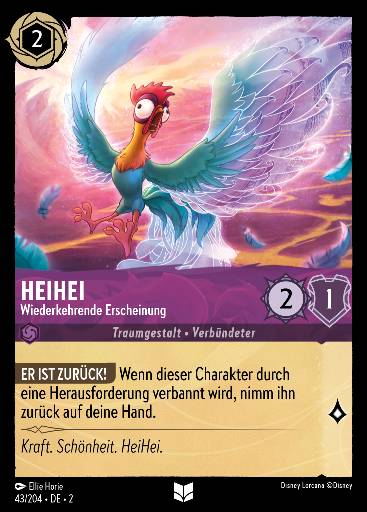 HeiHei · Wiederkehrende Erscheinung