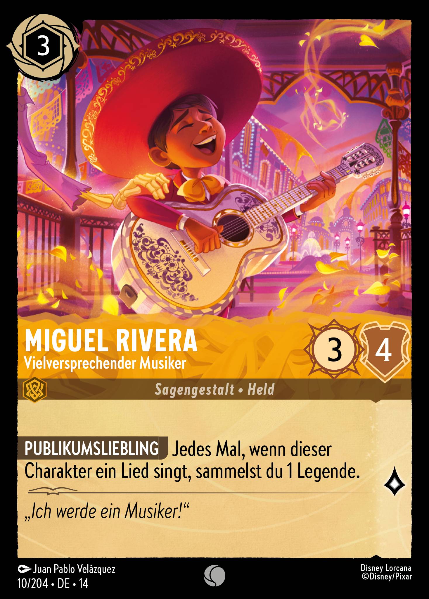 Miguel Rivera · Vielversprechender Musiker
