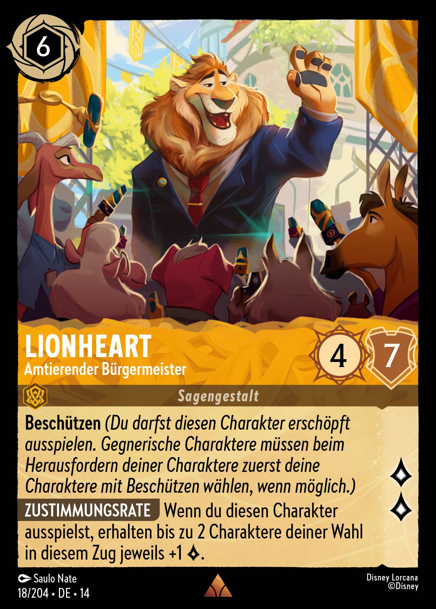 Lionheart · Amtierender Bürgermeister