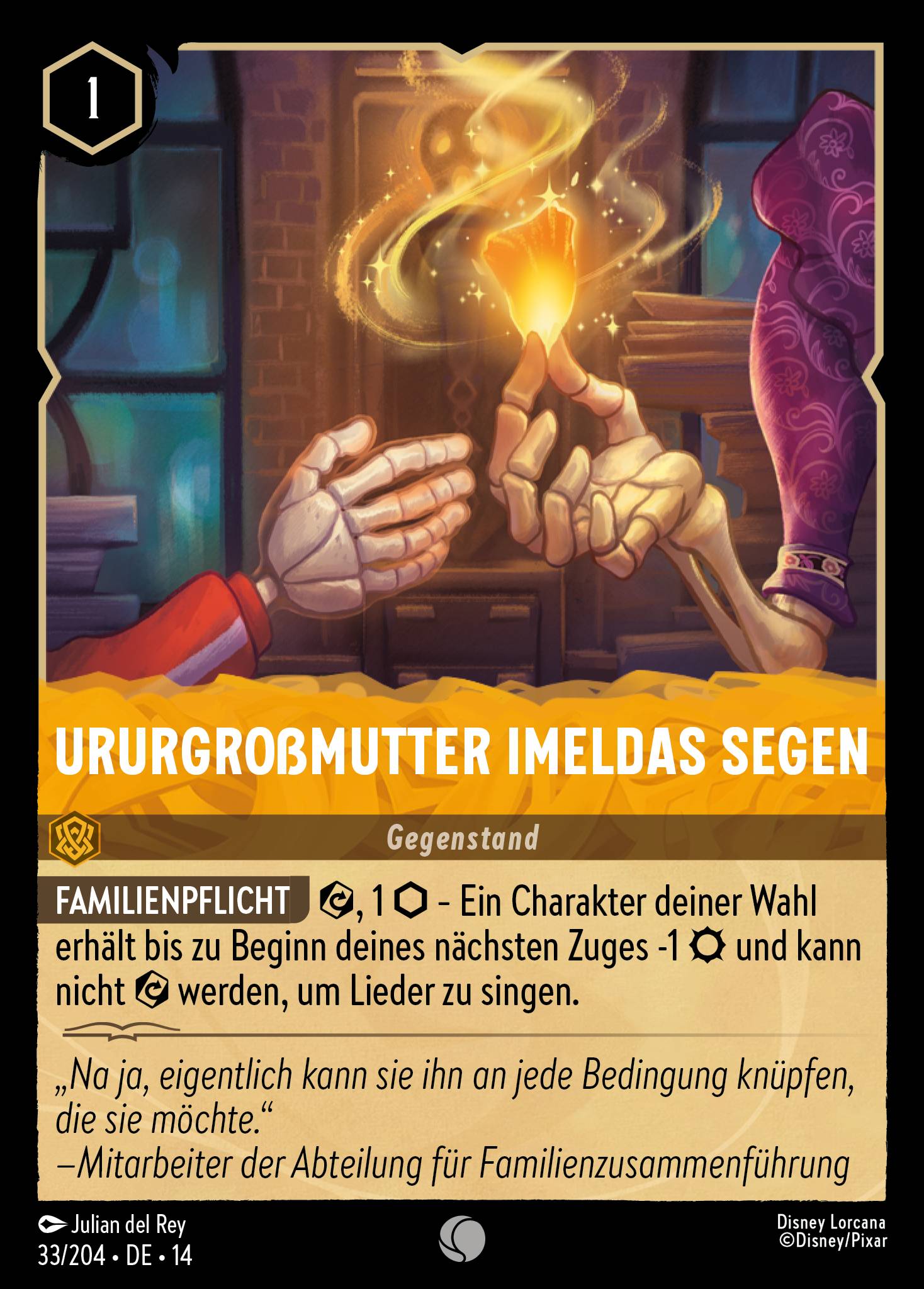 Ururgroßmutter Imeldas Segen