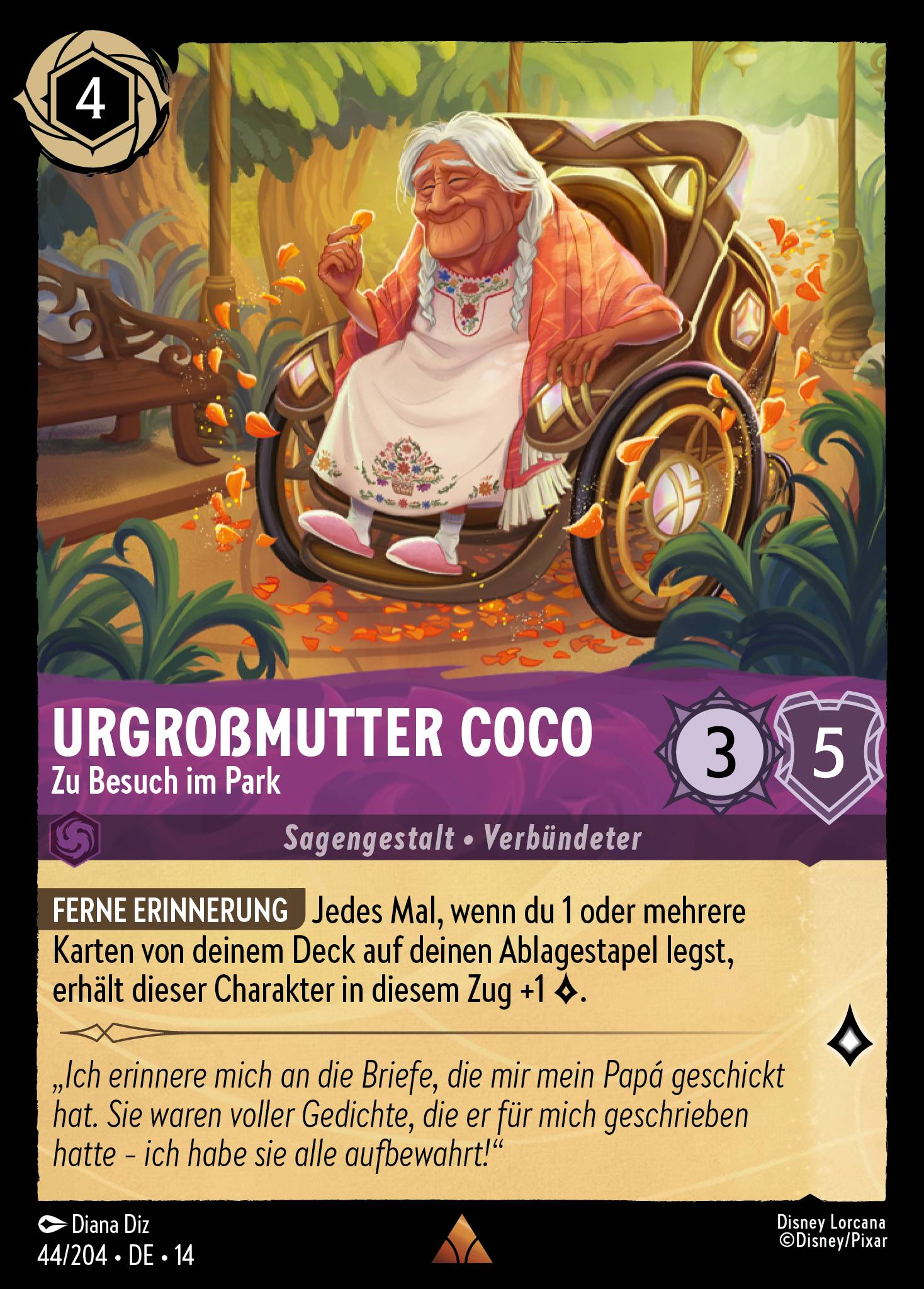 Urgroßmutter Coco · Zu Besuch im Park