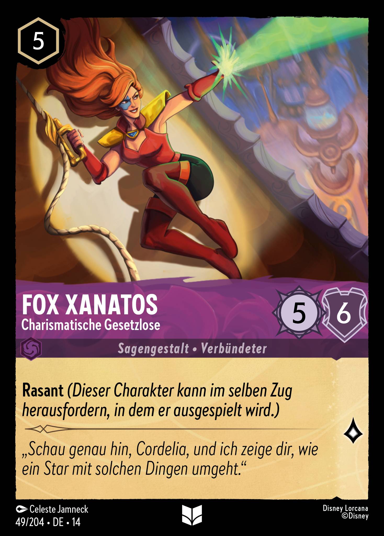 Fox Xanatos · Charismatische Gesetzlose