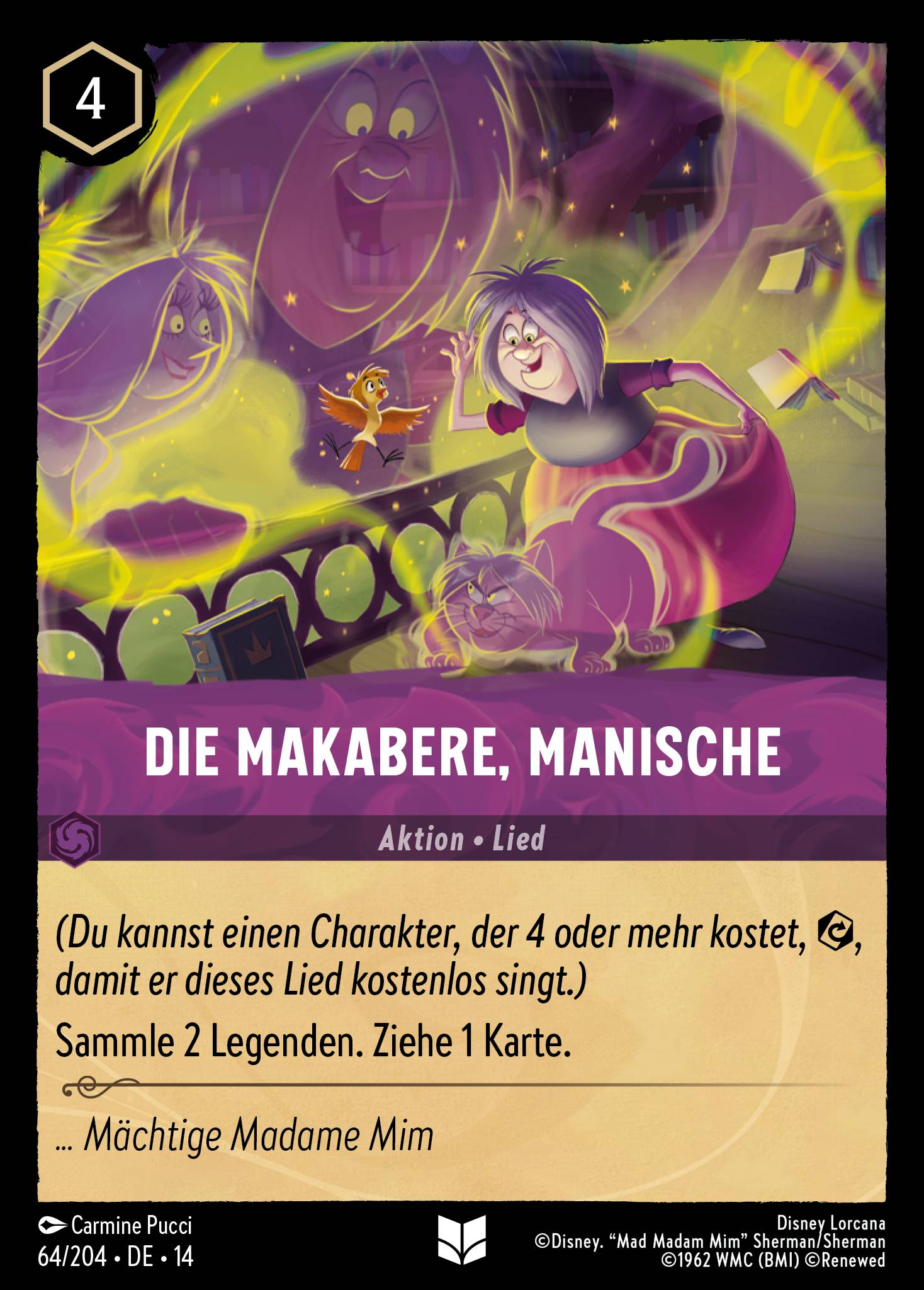 Die Makabere, Manische