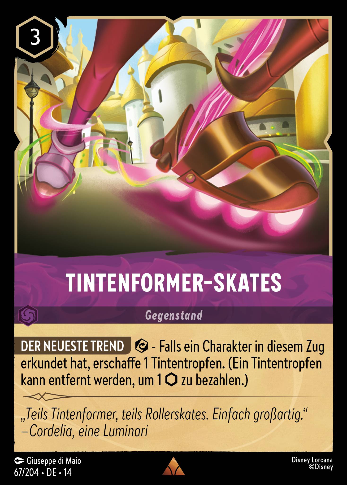 Tintenformer-Skates