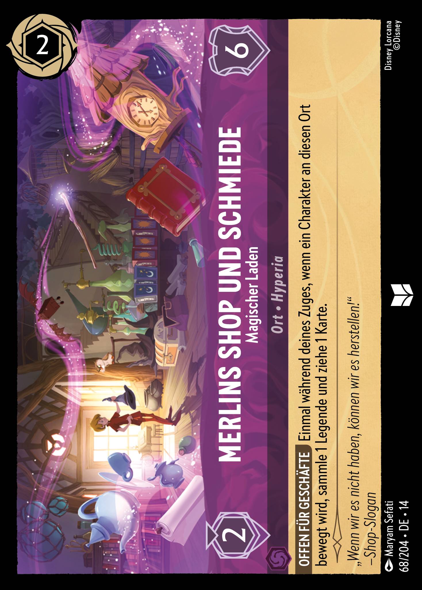 Merlins Shop und Schmiede · Magischer Laden