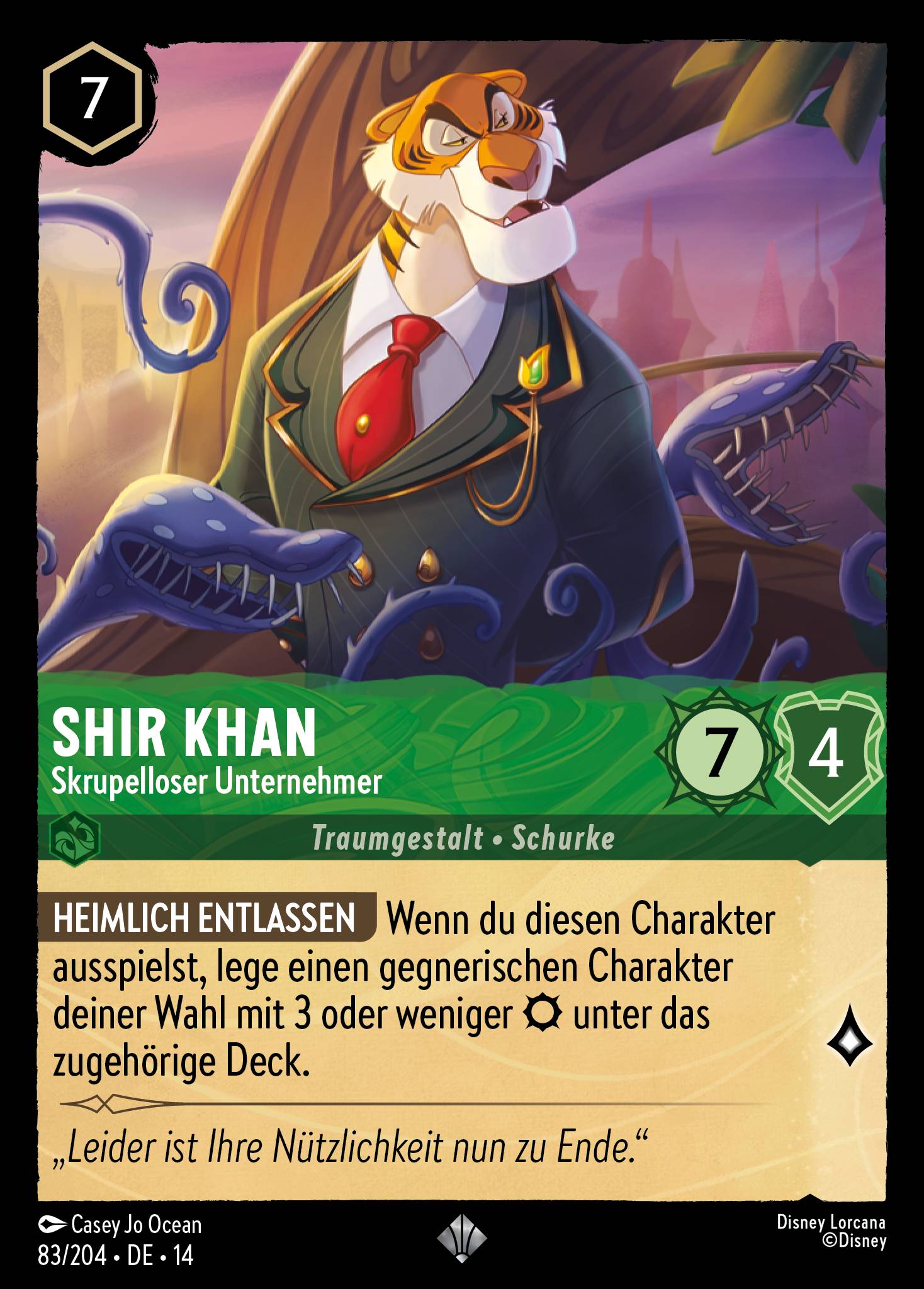 Shir Khan · Skrupelloser Unternehmer