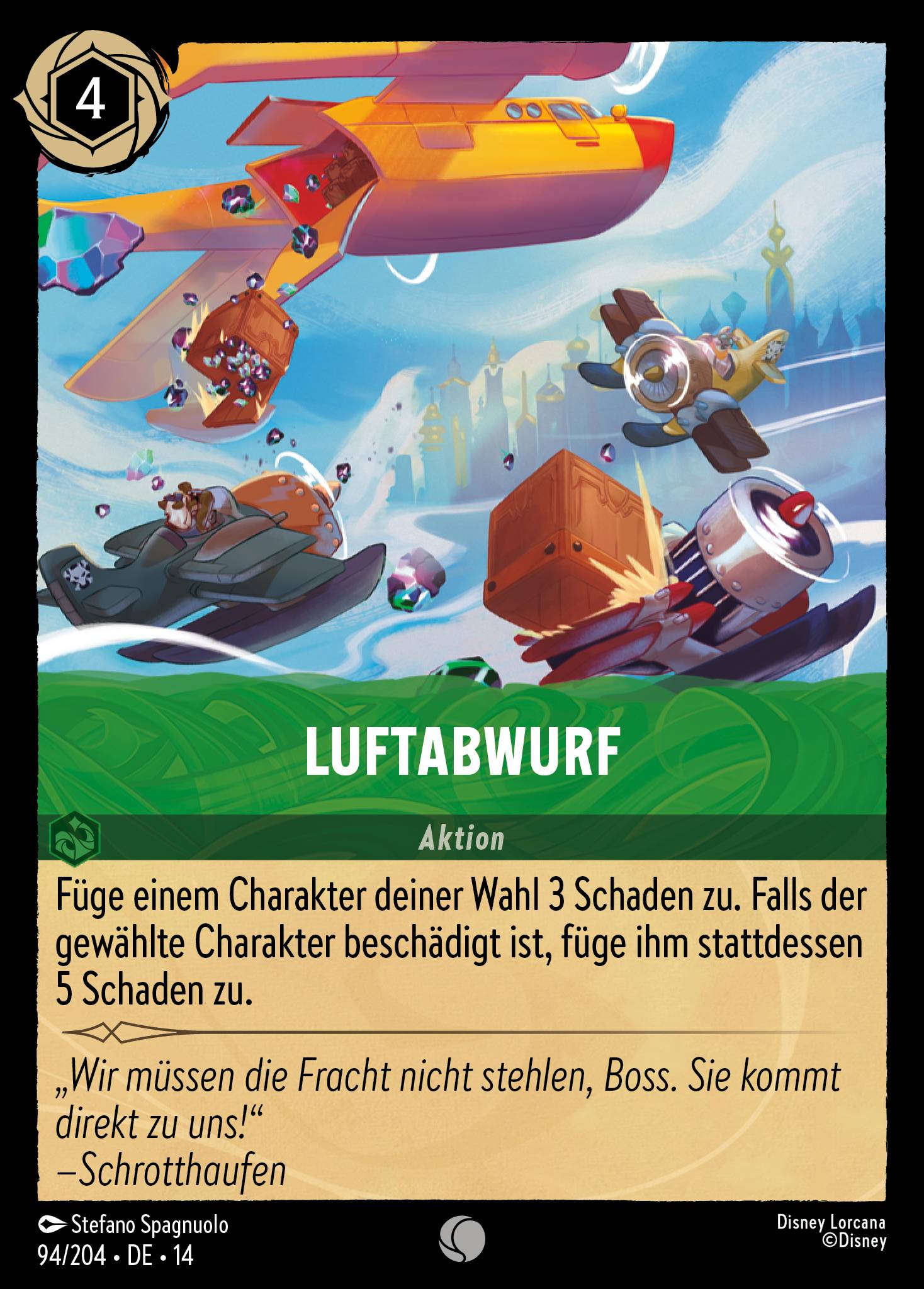 Luftabwurf