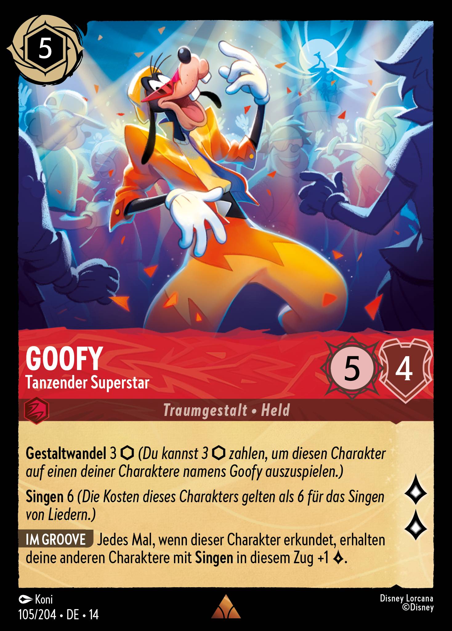 Goofy · Tanzender Superstar