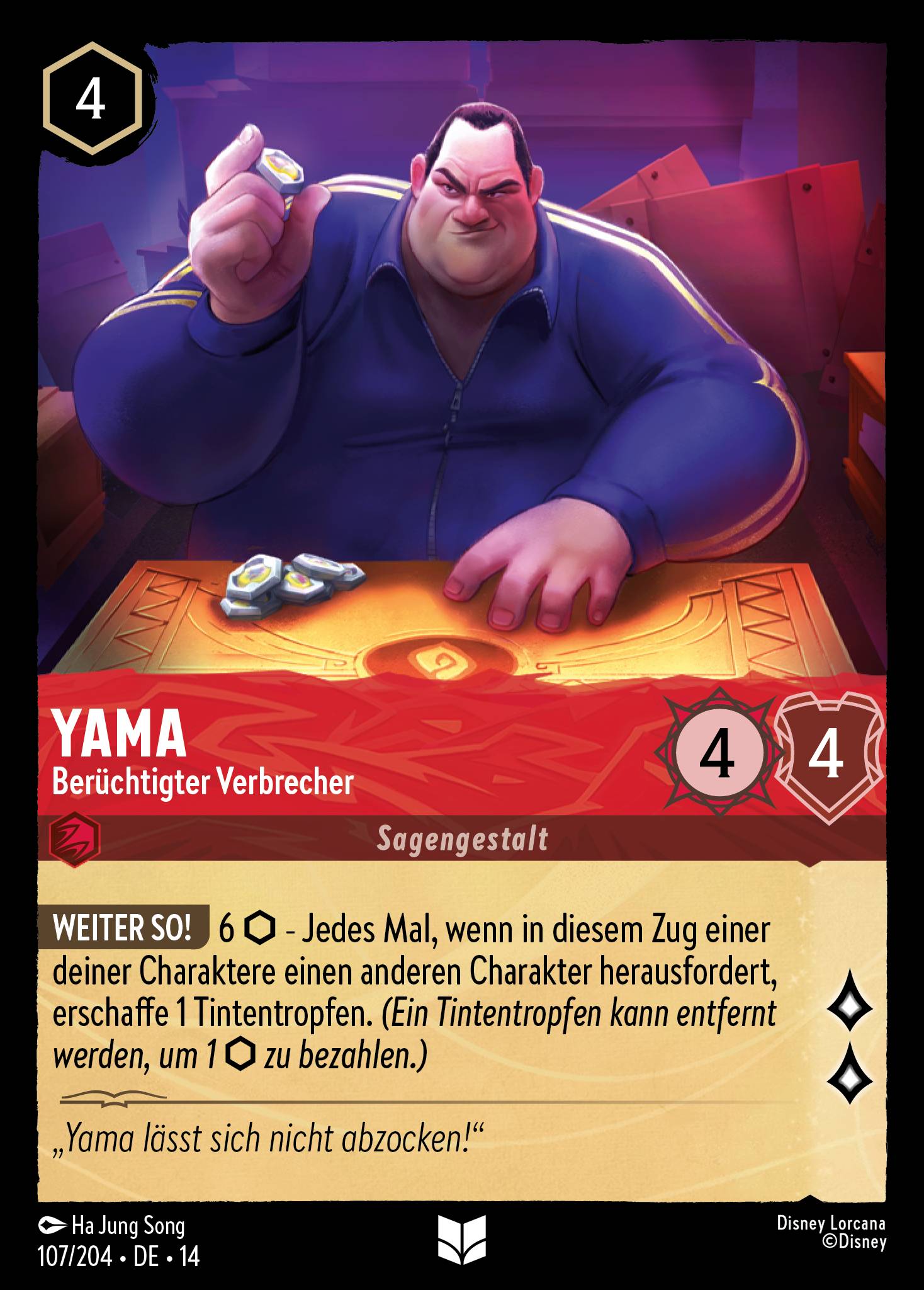 Yama · Berüchtigter Verbrecher