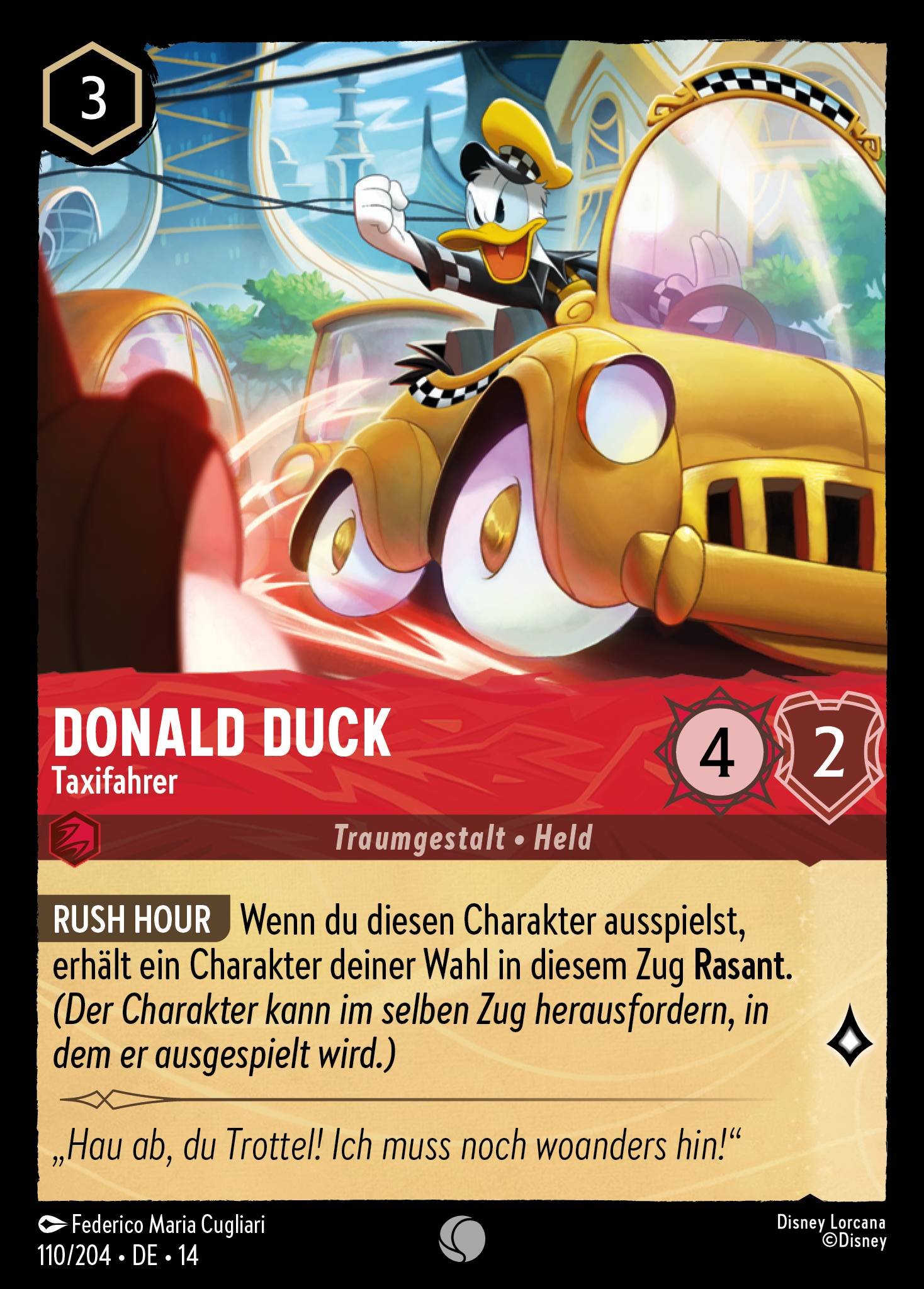 Donald Duck · Taxifahrer