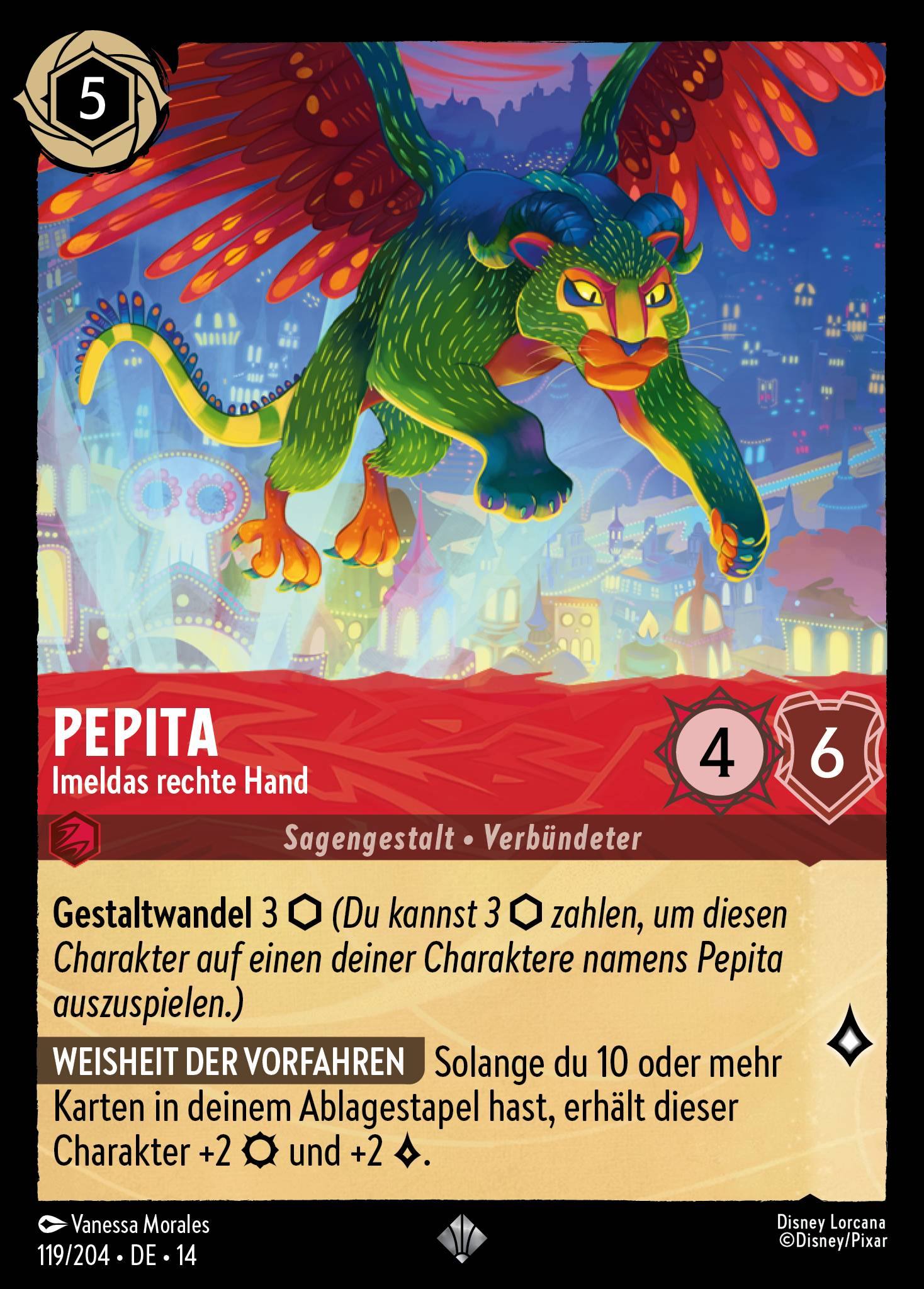 Pepita · Imeldas rechte Hand