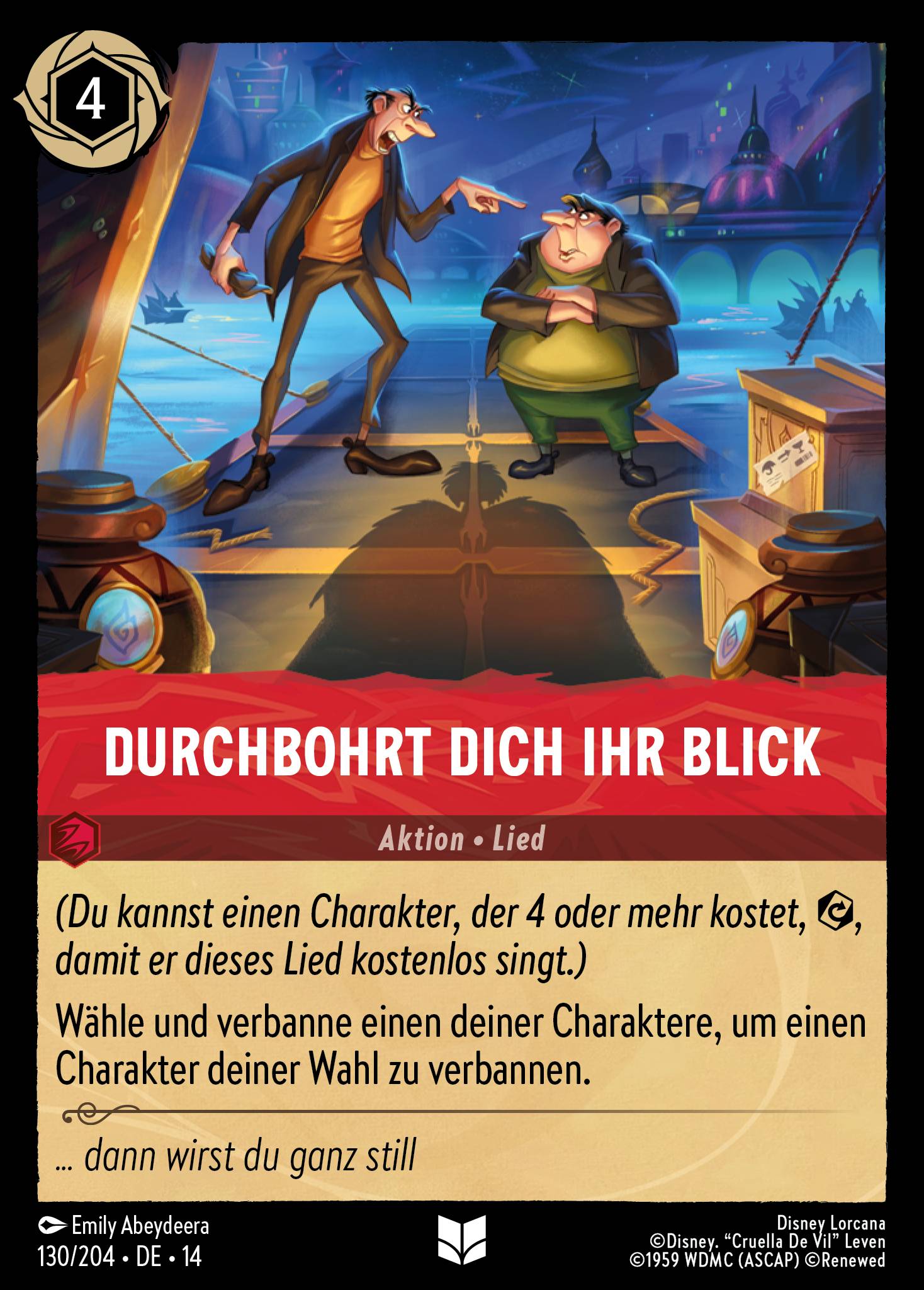 Durchbohrt dich ihr Blick
