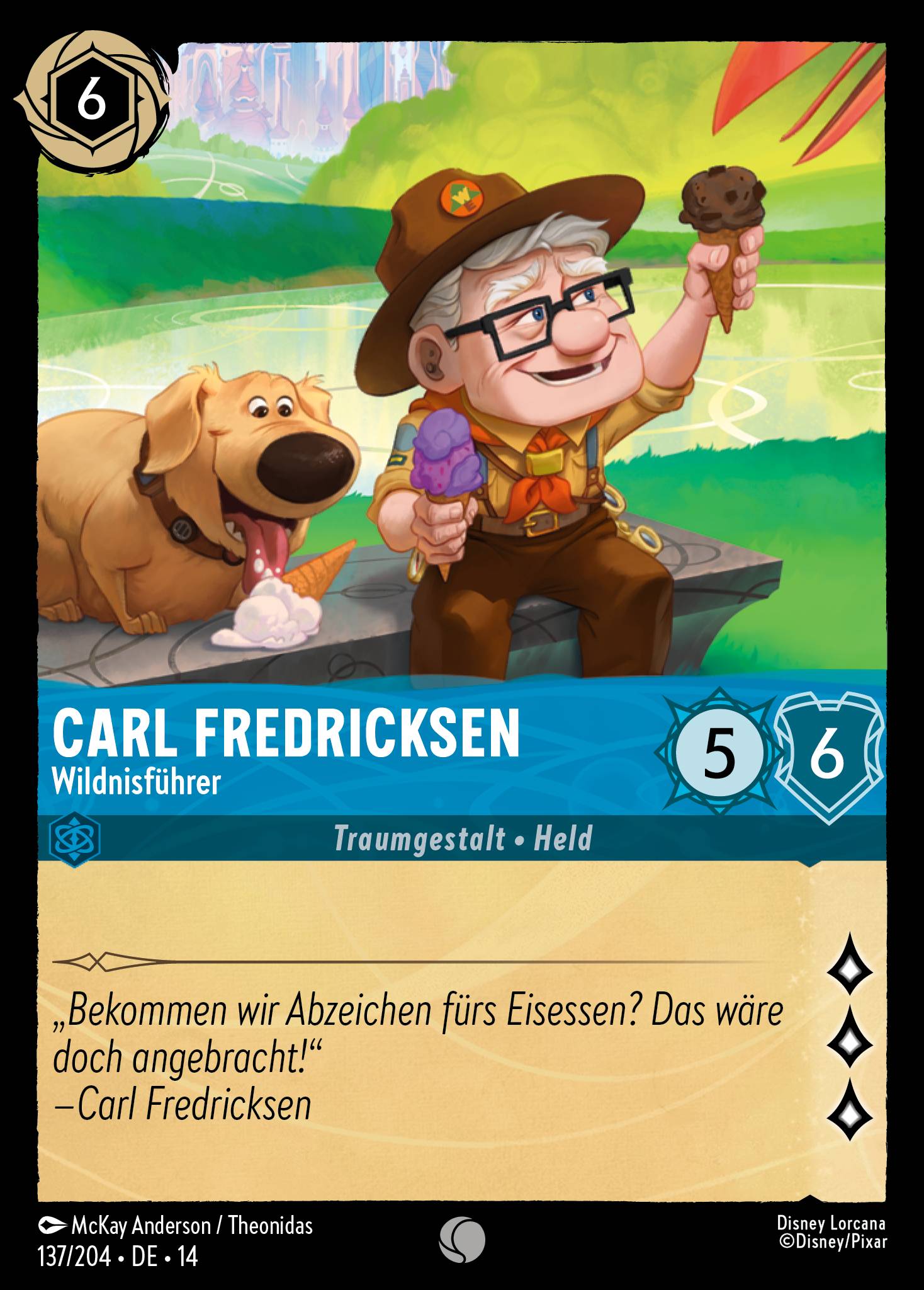 Carl Fredricksen · Wildnisführer