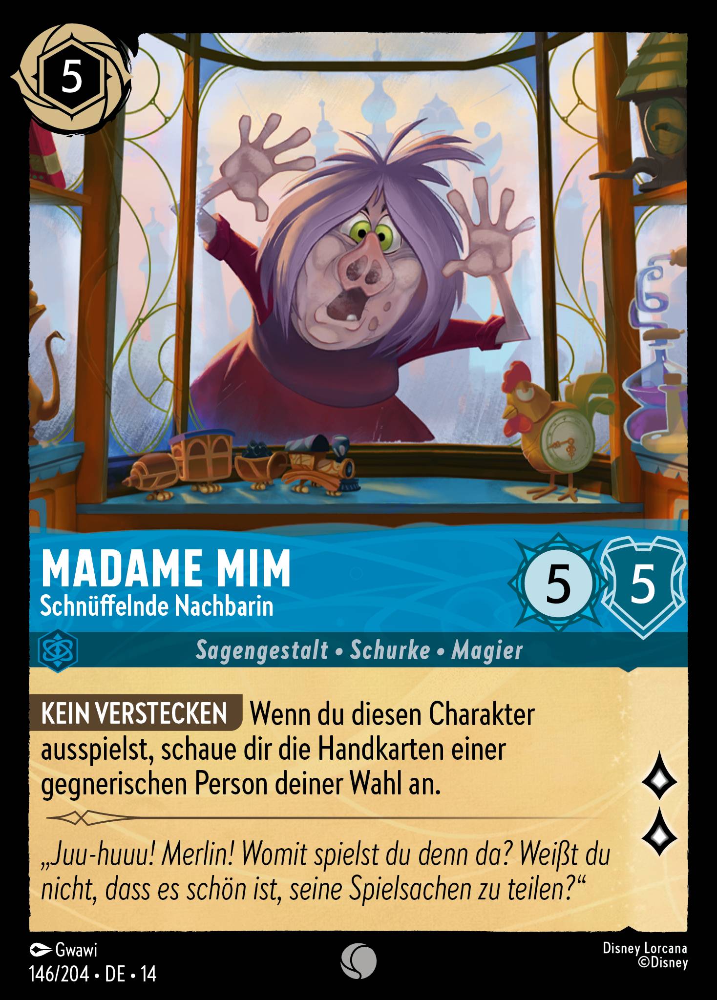 Madame Mim · Schnüffelnde Nachbarin