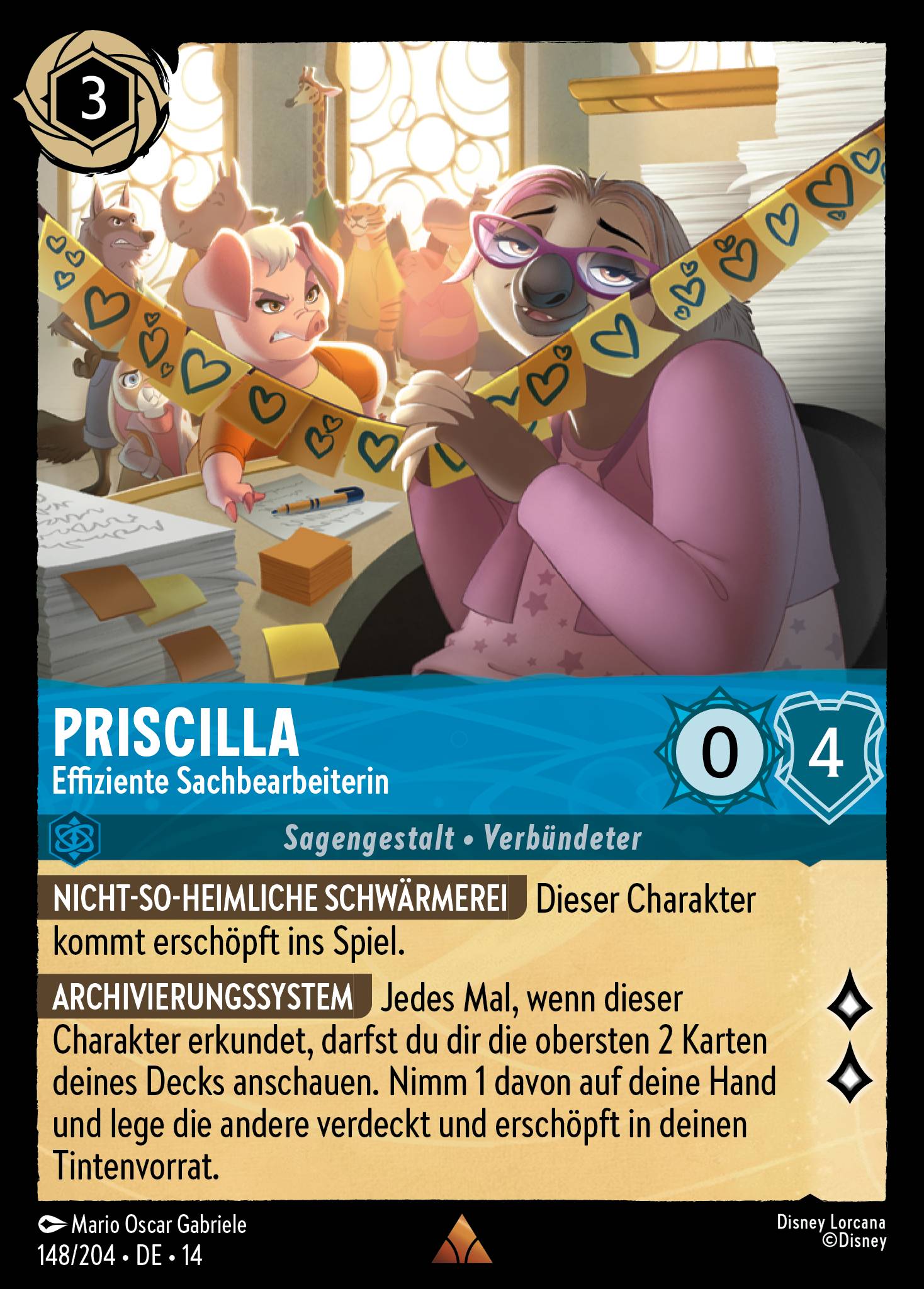 Priscilla · Effiziente Sachbearbeiterin