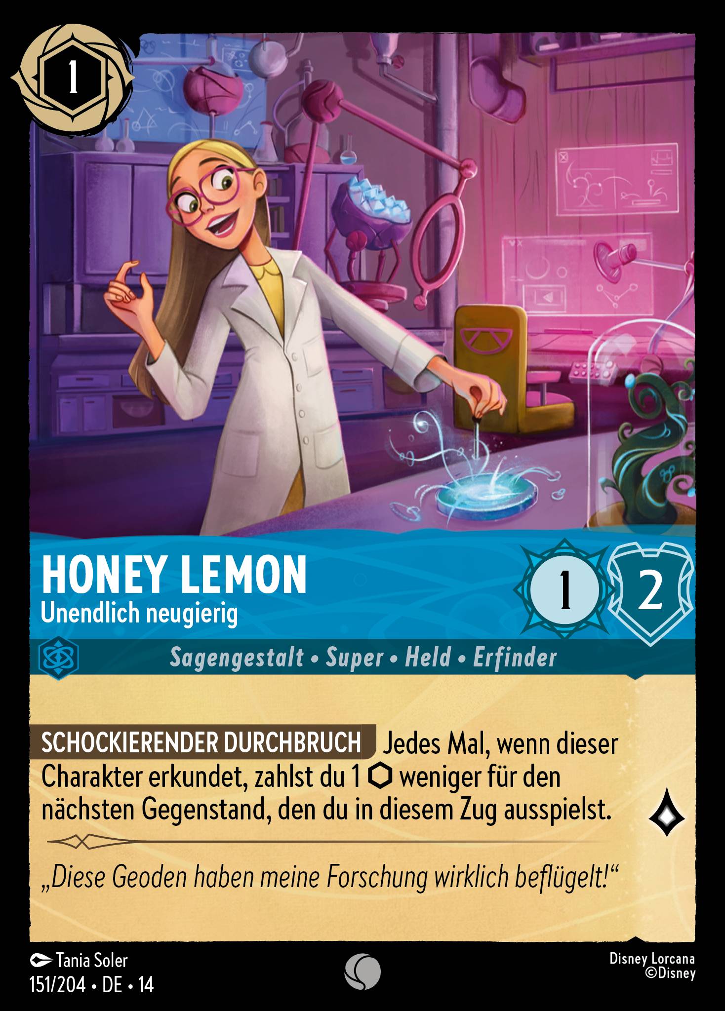 Honey Lemon · Unendlich neugierig