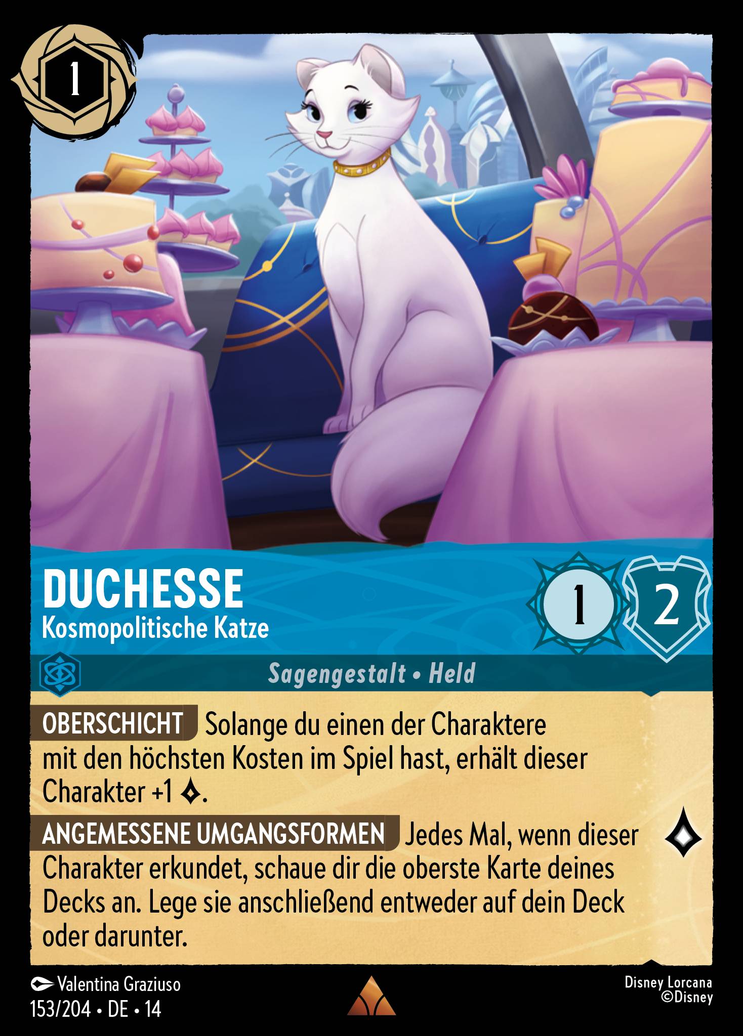 Duchesse · Kosmopolitische Katze