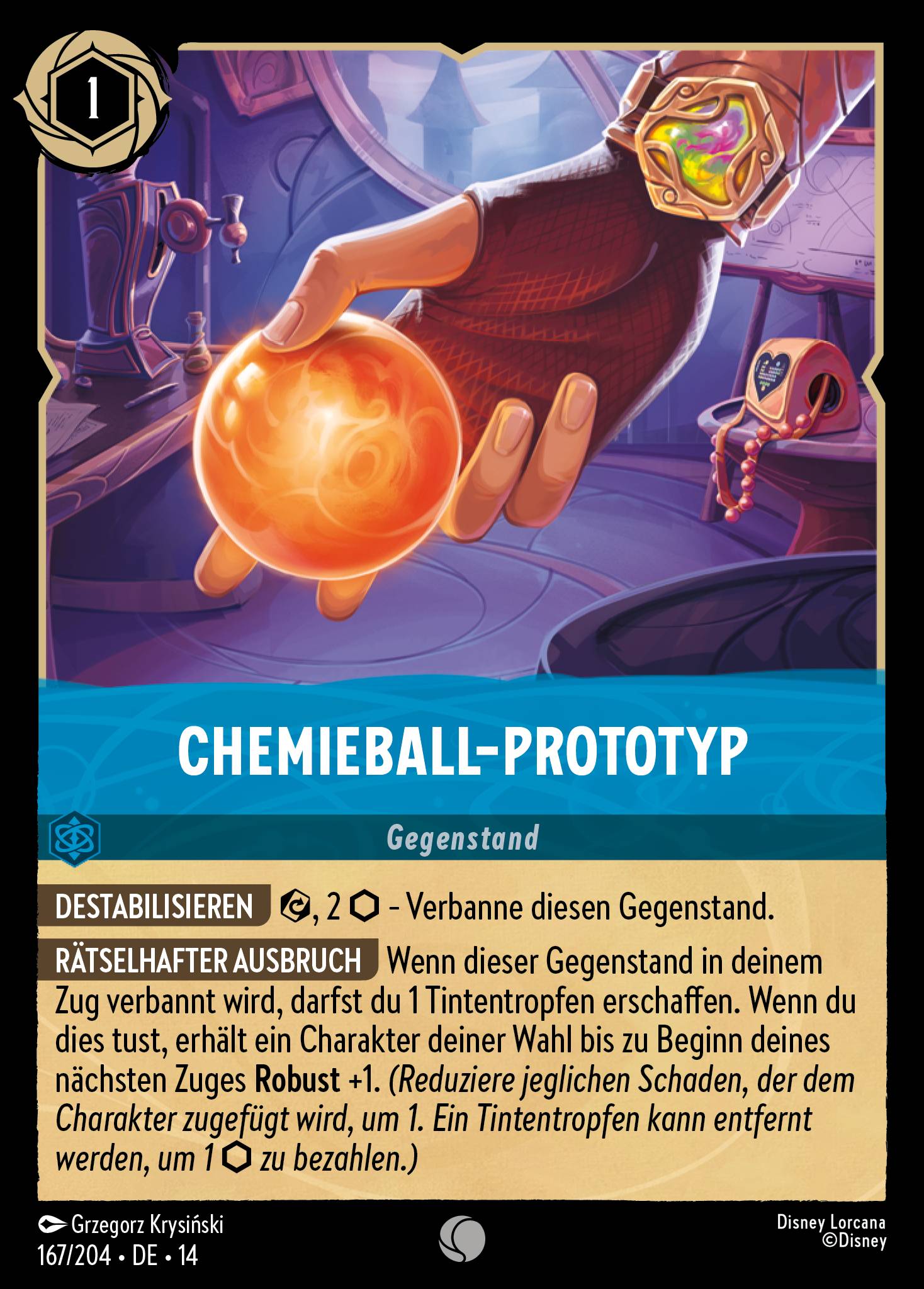 Chemieball-Prototyp