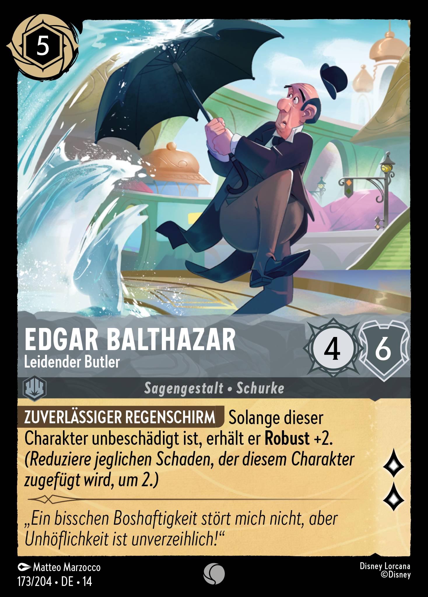 Edgar Balthazar · Leidender Butler