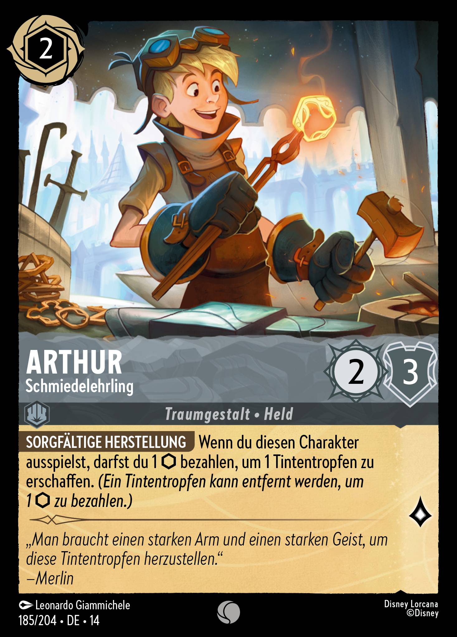 Arthur · Schmiedelehrling