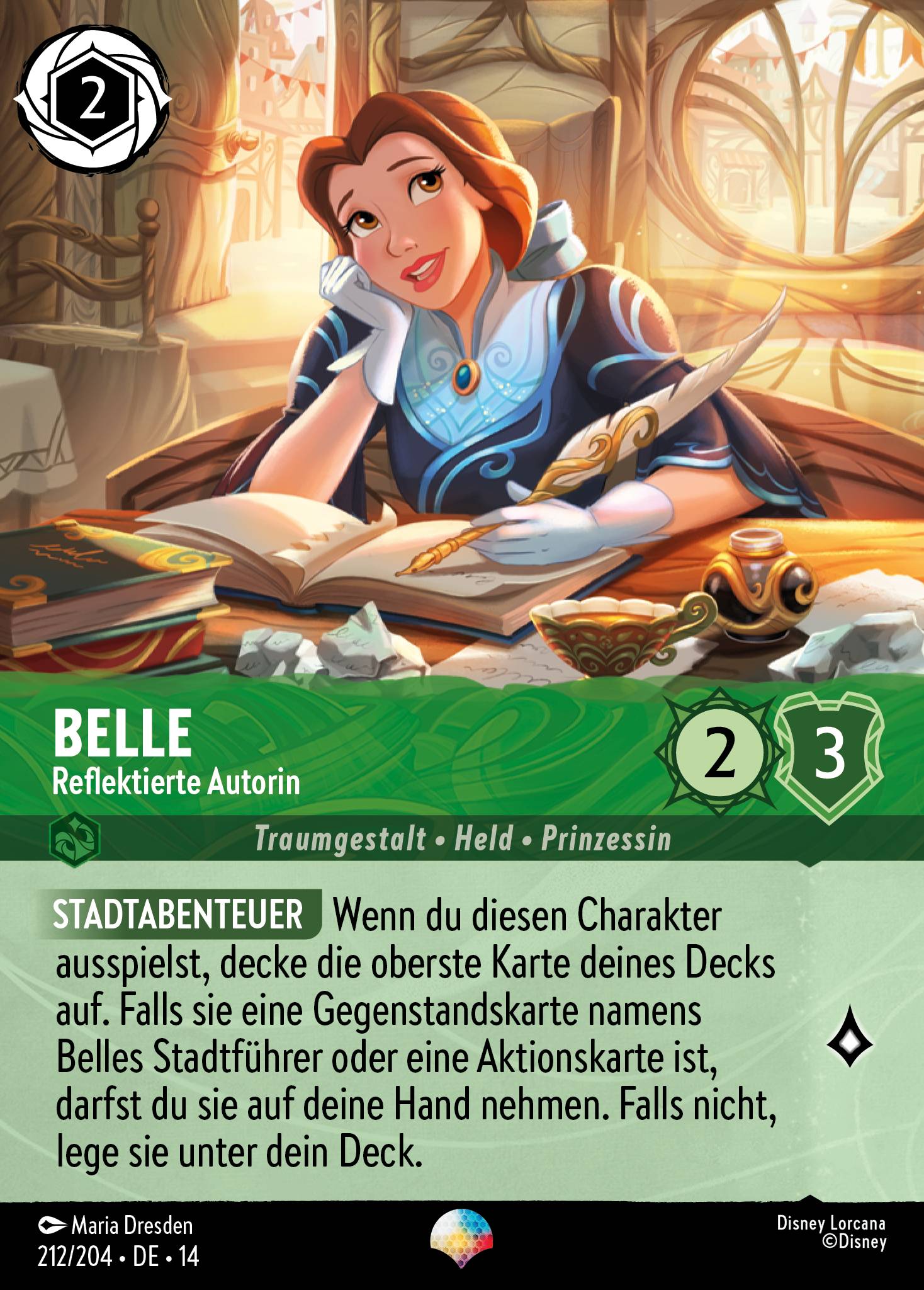 Belle · Reflektierte Autorin