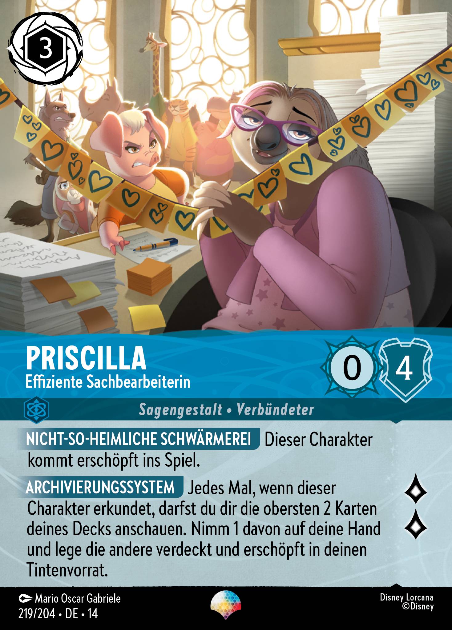 Priscilla · Effiziente Sachbearbeiterin