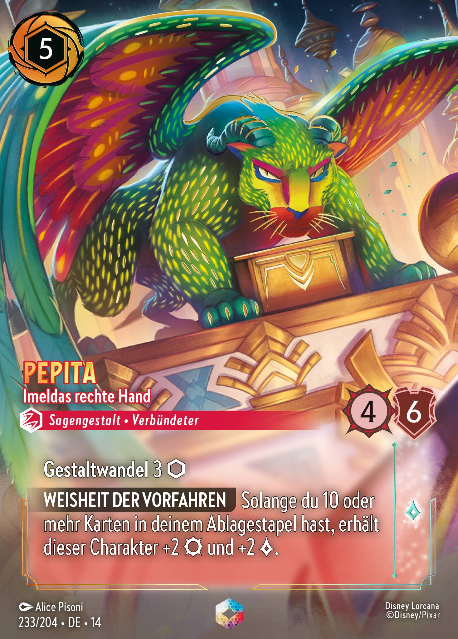 Pepita · Imeldas rechte Hand