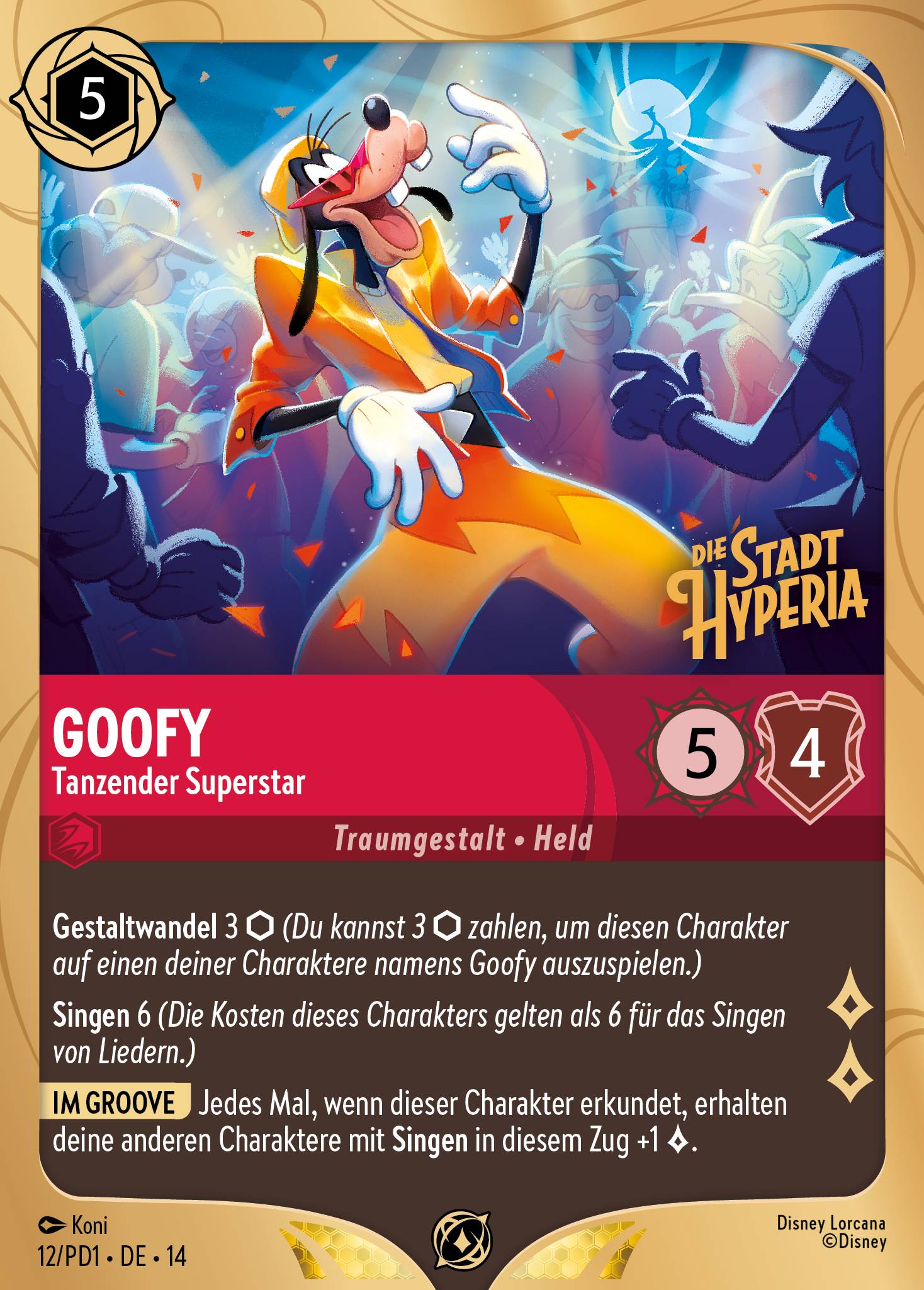 Goofy · Tanzender Superstar