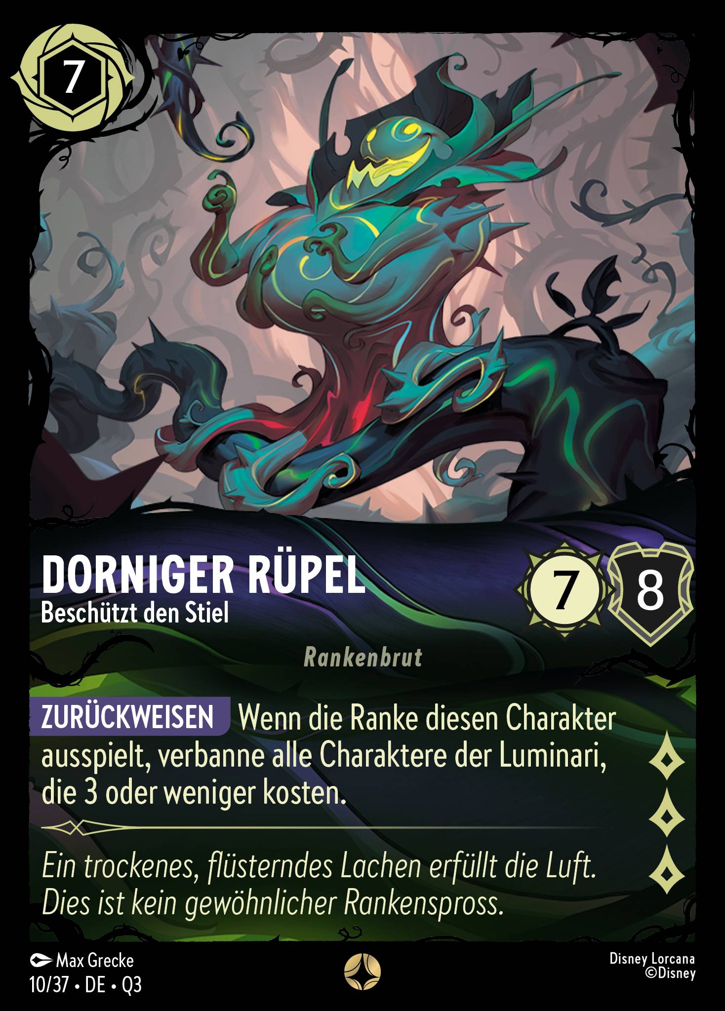 Dorniger Rüpel · Beschützt den Stiel