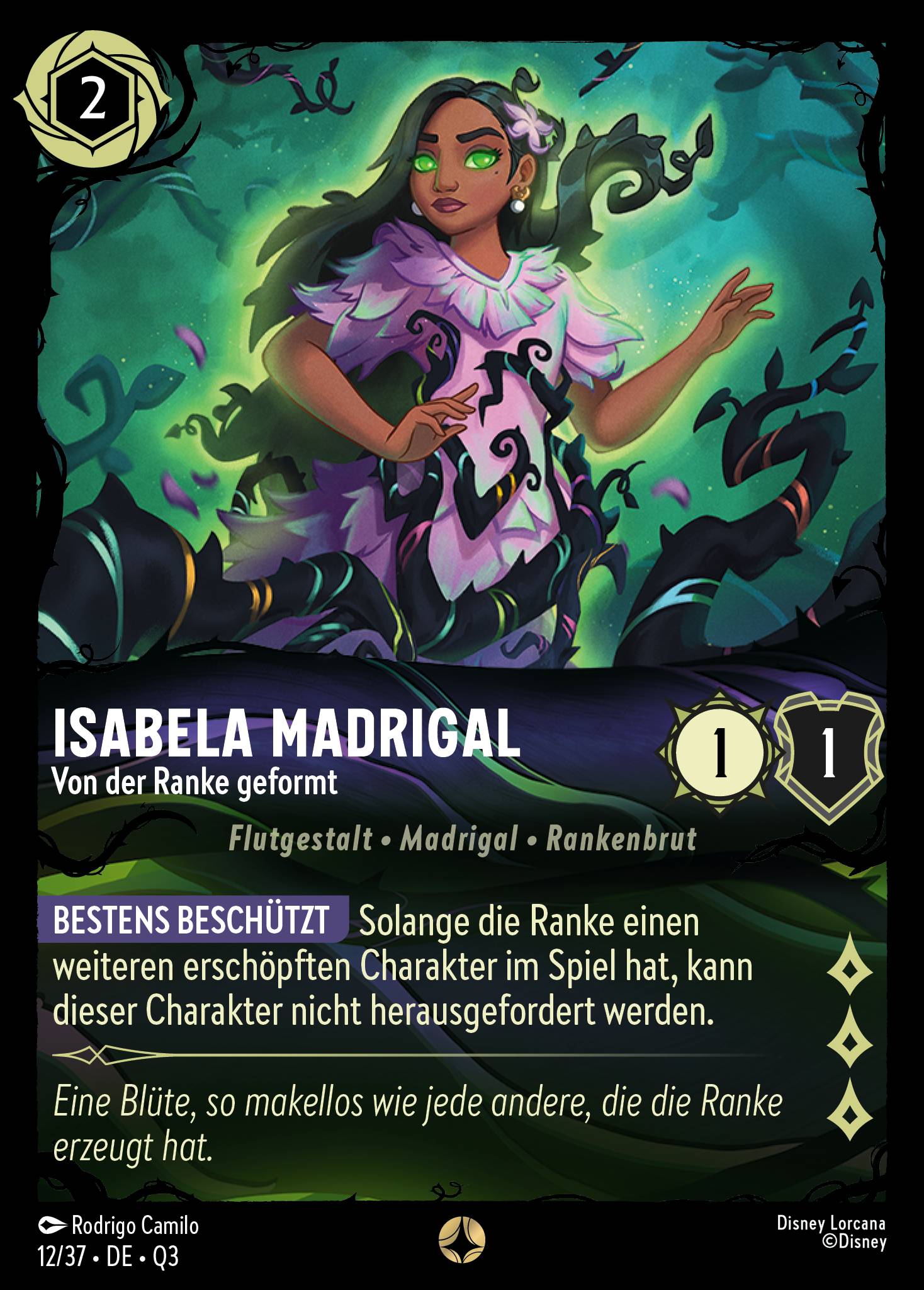 Isabela Madrigal · Von der Ranke geformt