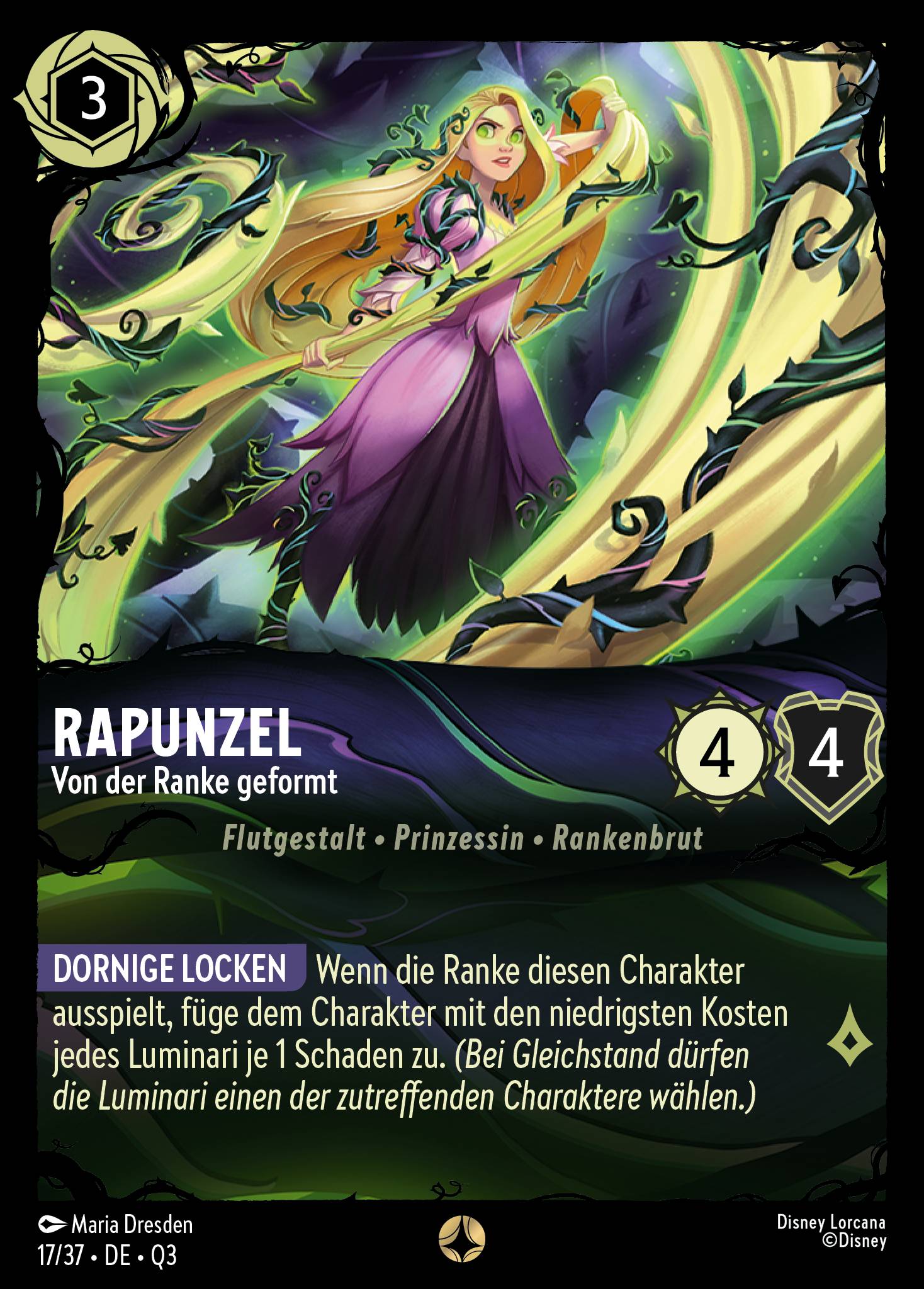 Rapunzel · Von der Ranke geformt