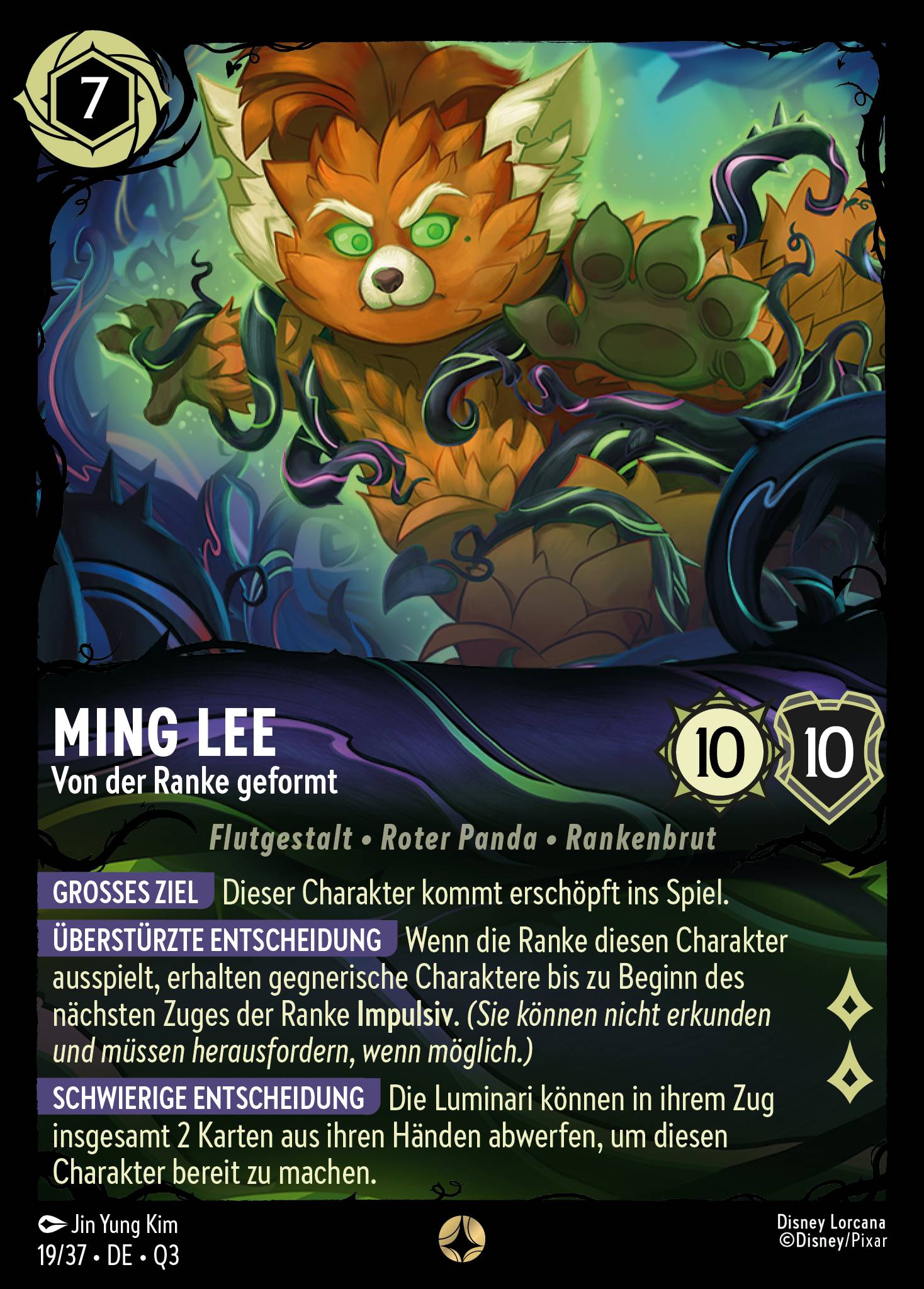 Ming Lee · Von der Ranke geformt
