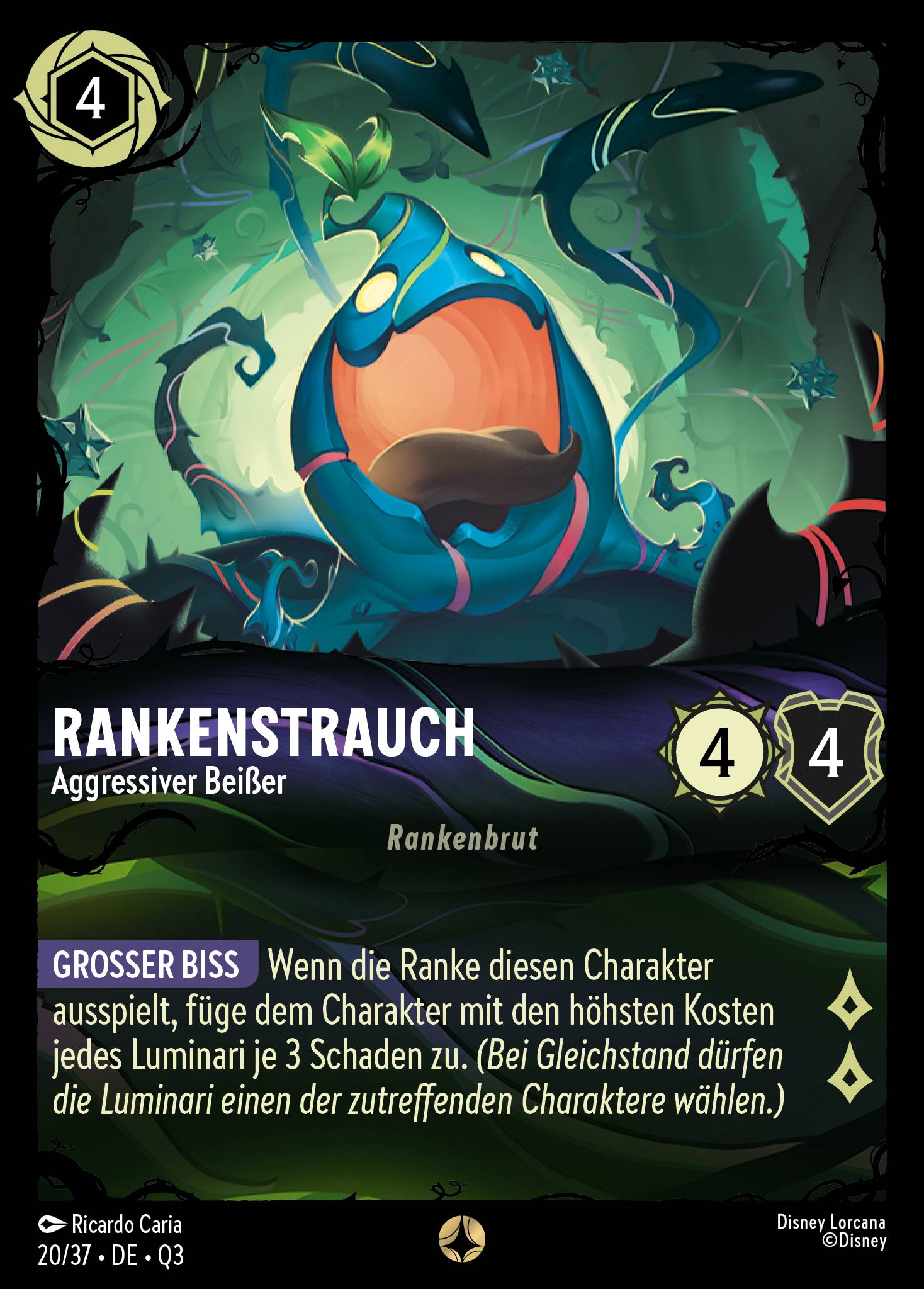 Rankenstrauch · Aggressiver Beißer