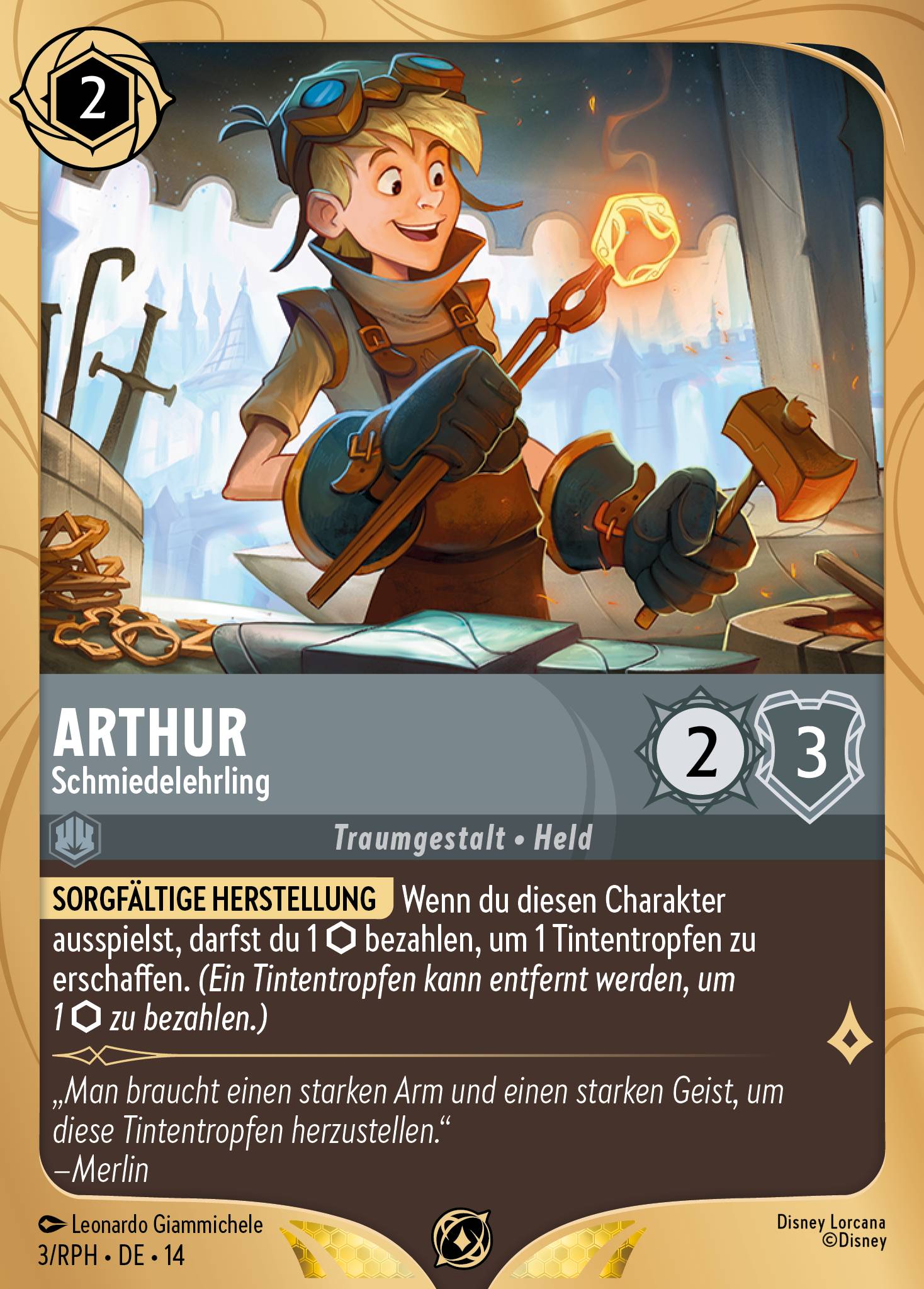 Arthur · Schmiedelehrling