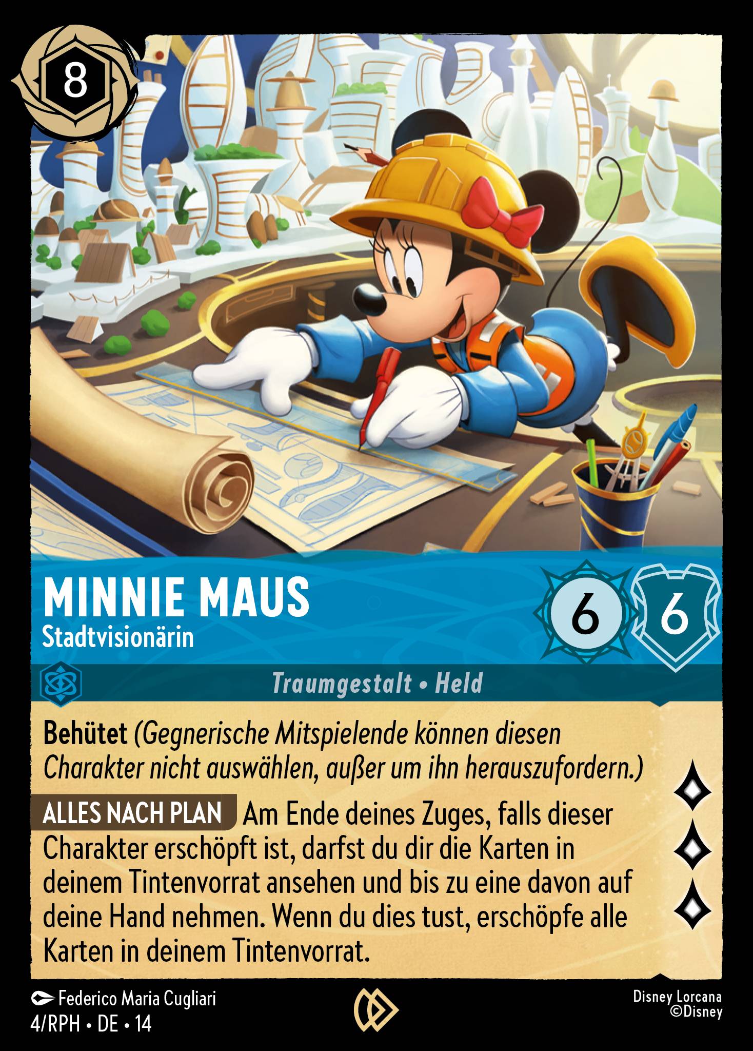 Minnie Maus · Stadtvisionärin