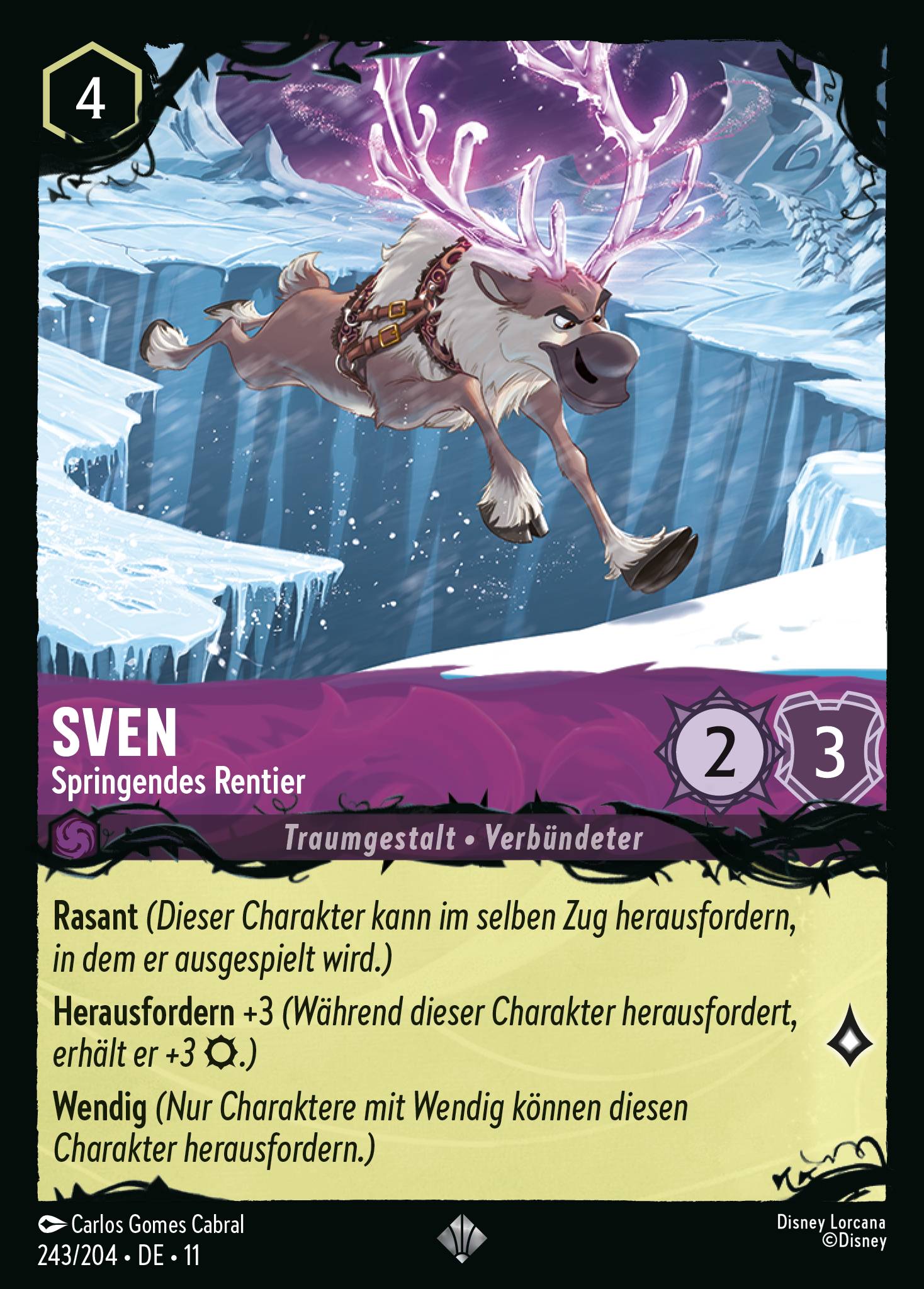 Sven · Springendes Rentier