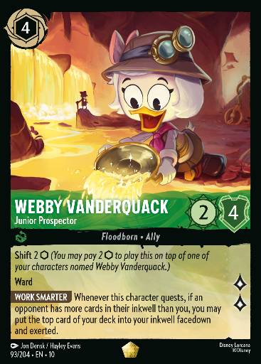 Webby Vanderquack · Junior Prospector