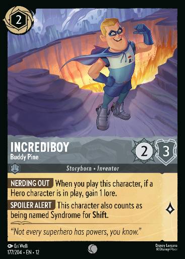 Incrediboy · Buddy Pine