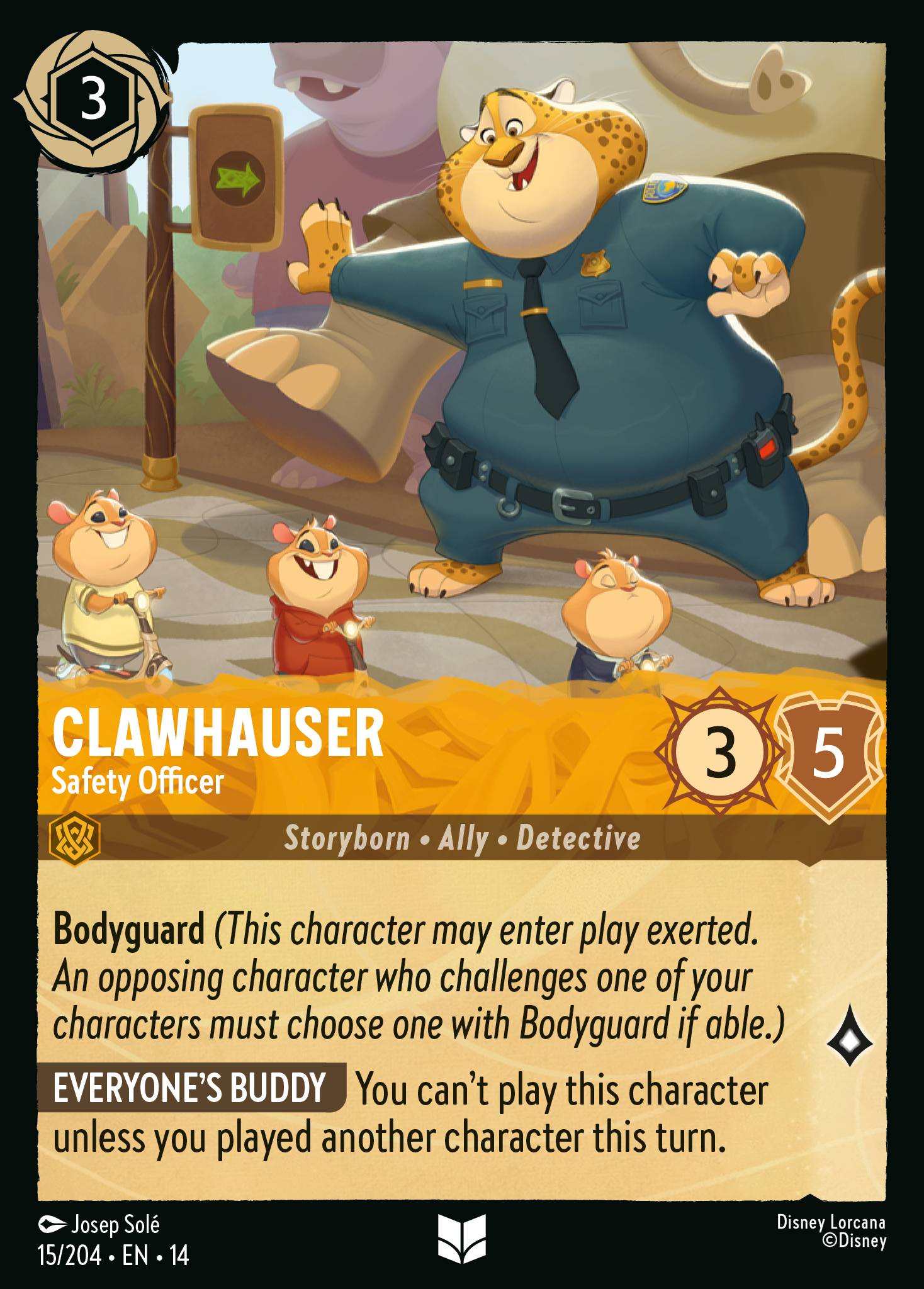 Clawhauser · Safety Officer