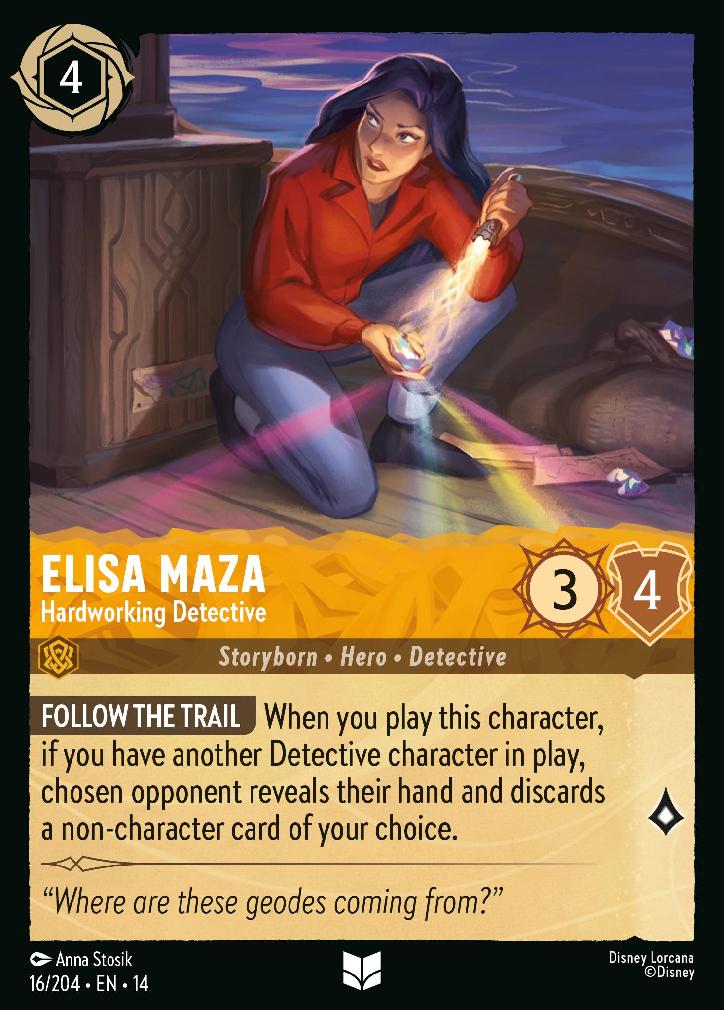 Elisa Maza · Hardworking Detective