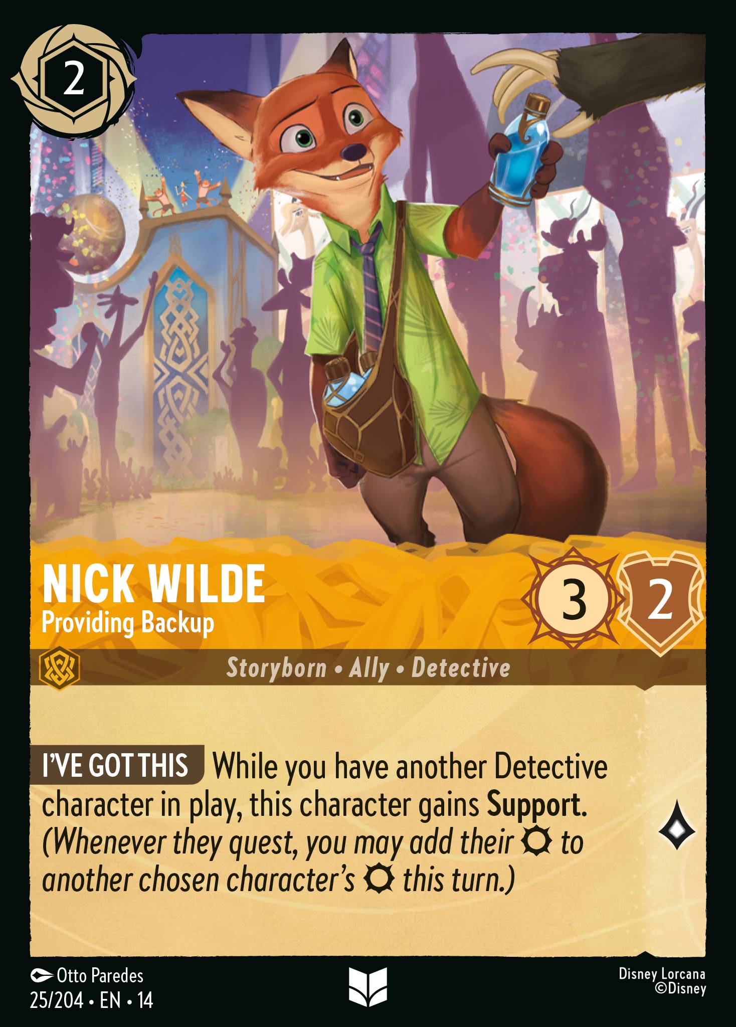 Nick Wilde · Providing Backup