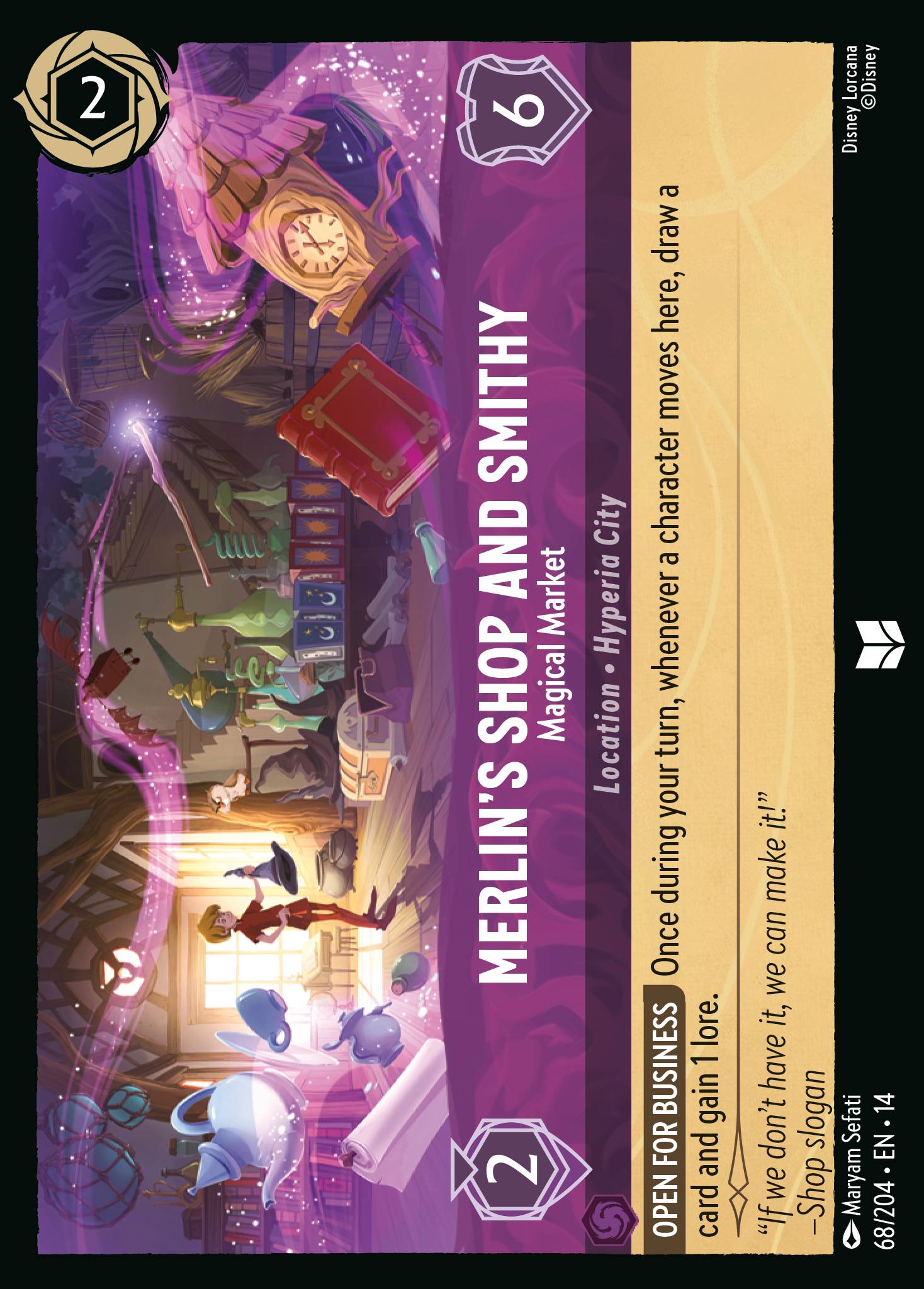 Merlin's Shop and Smithy · Magical Market