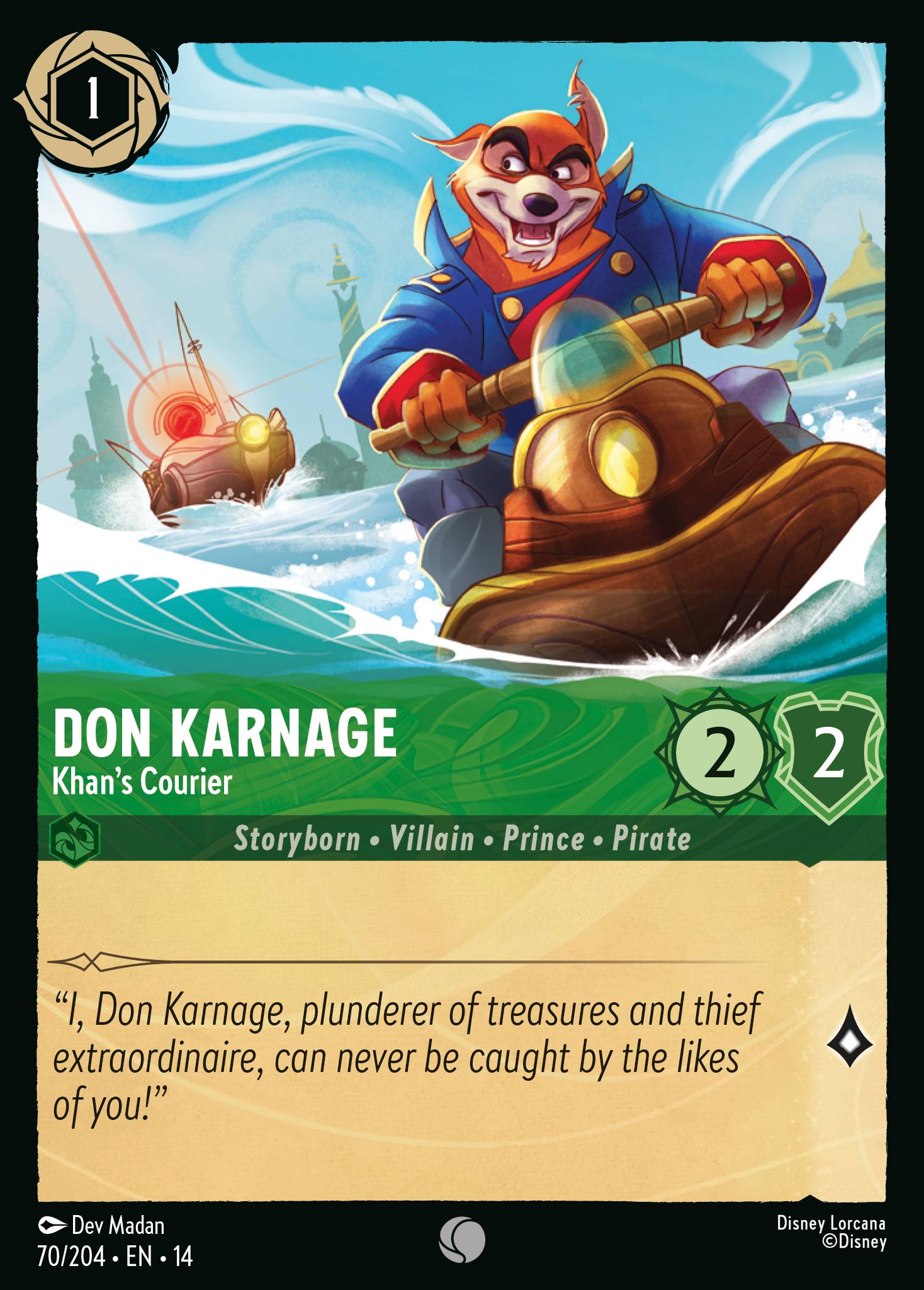 Don Karnage · Khan's Courier