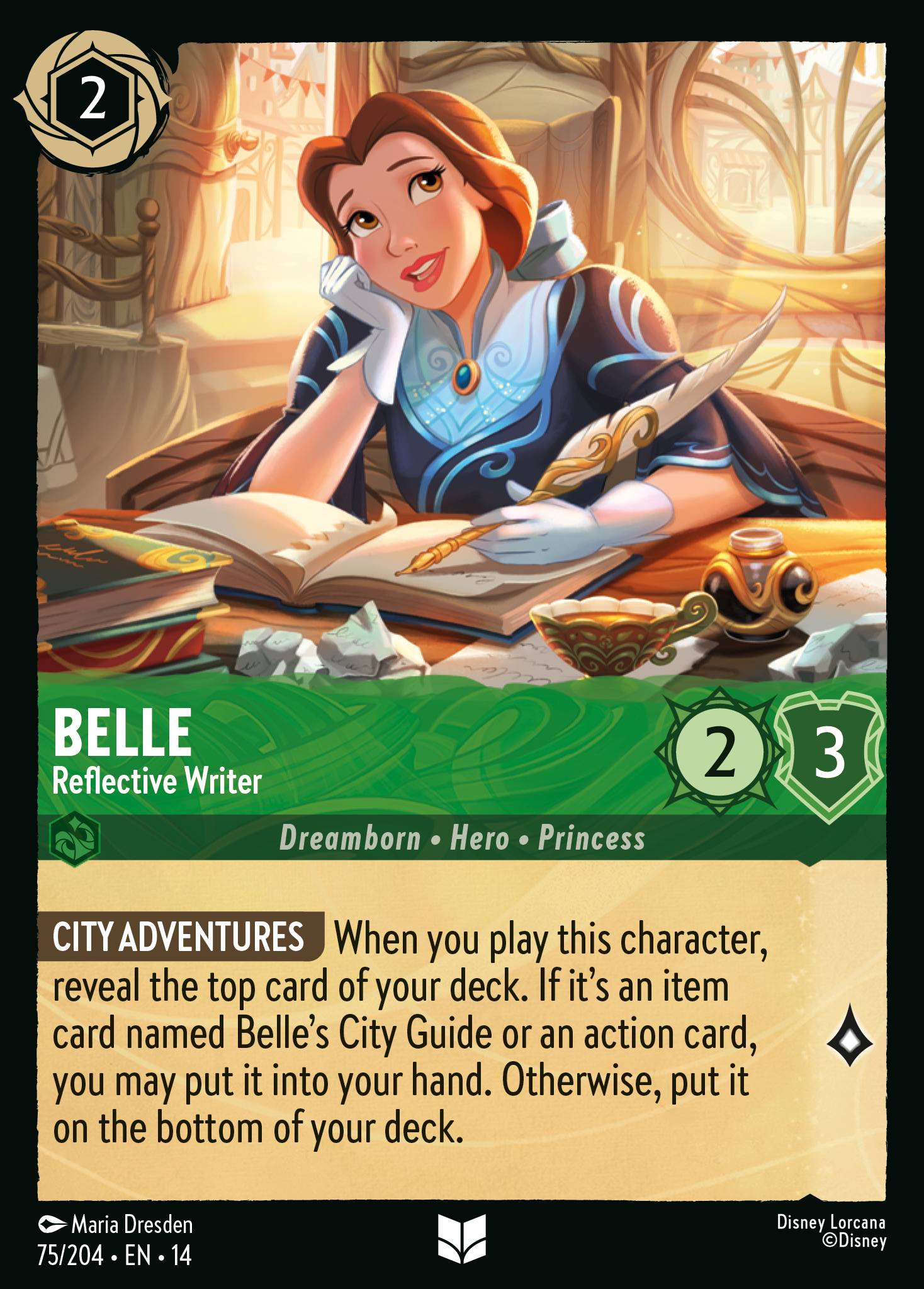 Belle · Reflective Writer