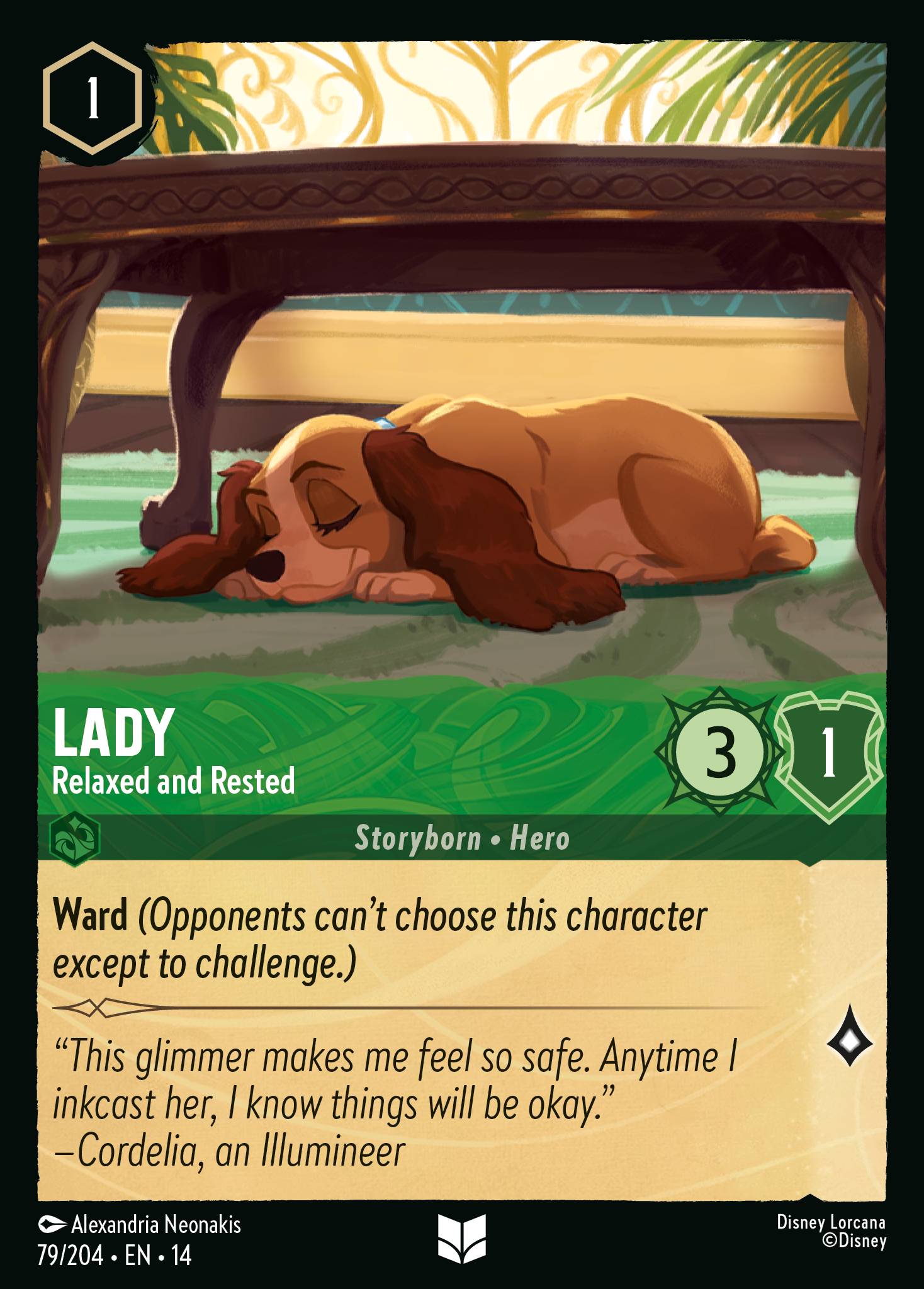 Lady · Relaxed and Rested