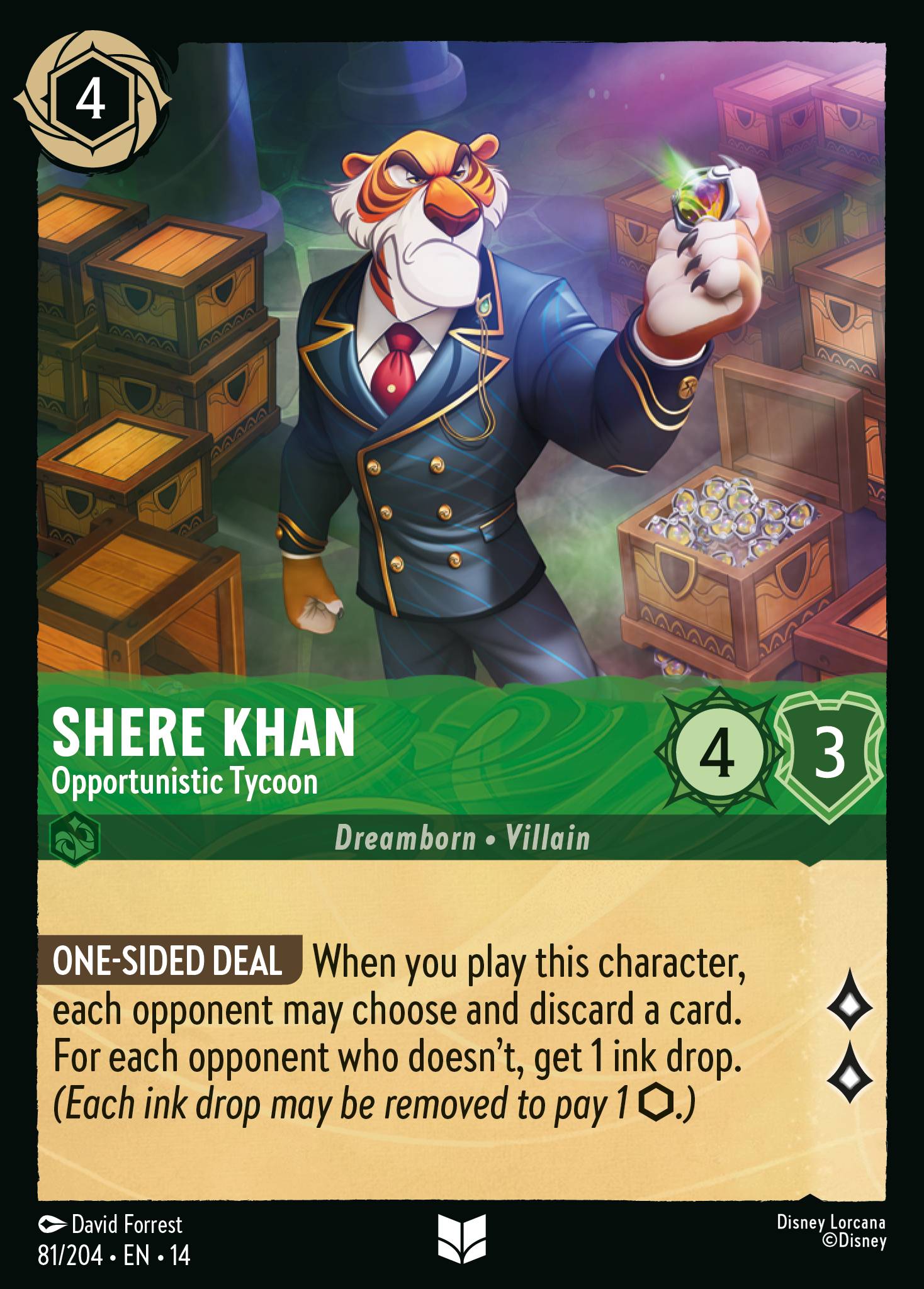 Shere Khan · Opportunistic Tycoon