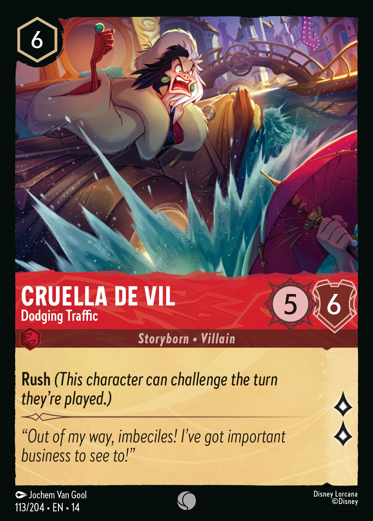 Cruella De Vil · Dodging Traffic