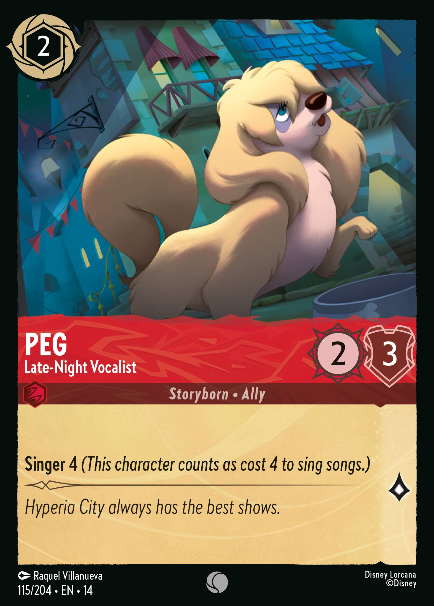 Peg · Late-Night Vocalist