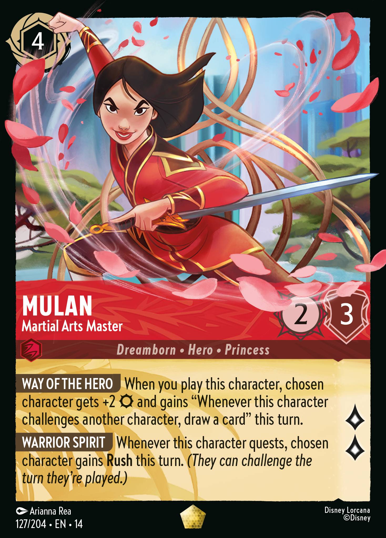 Mulan · Martial Arts Master