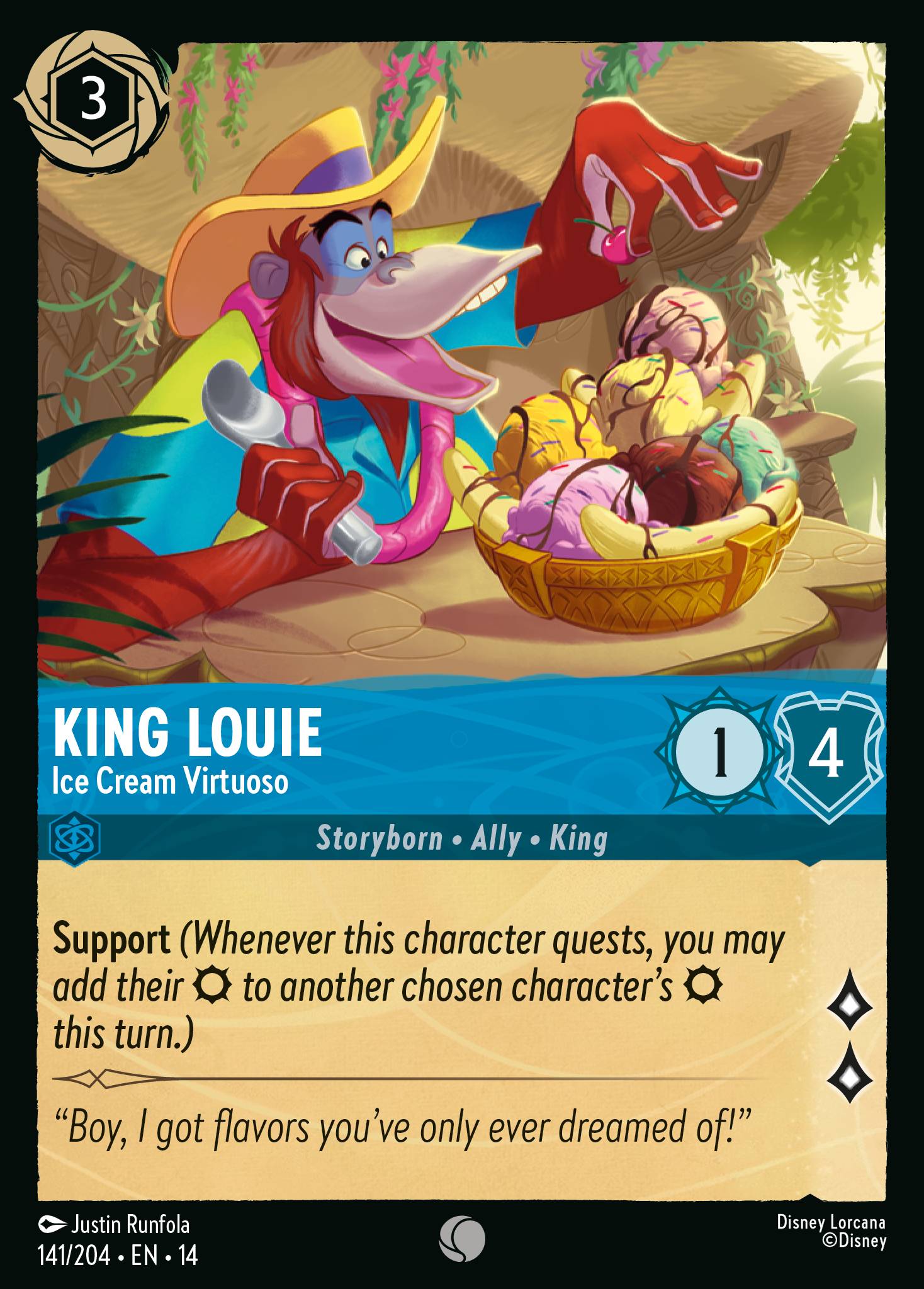 King Louie · Ice Cream Virtuoso